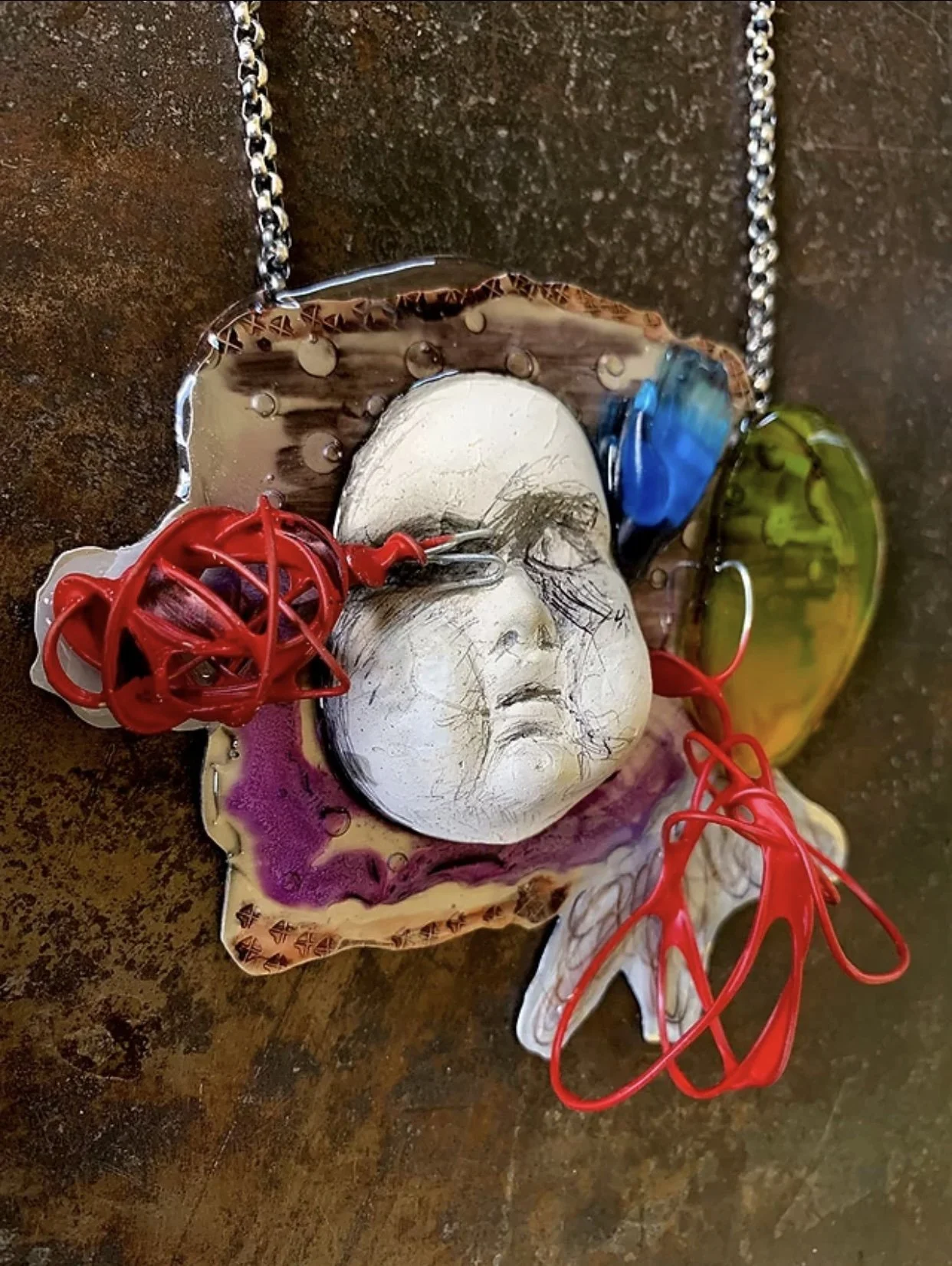 Chelsea Stone “COVID Self Portrait” (Detail)