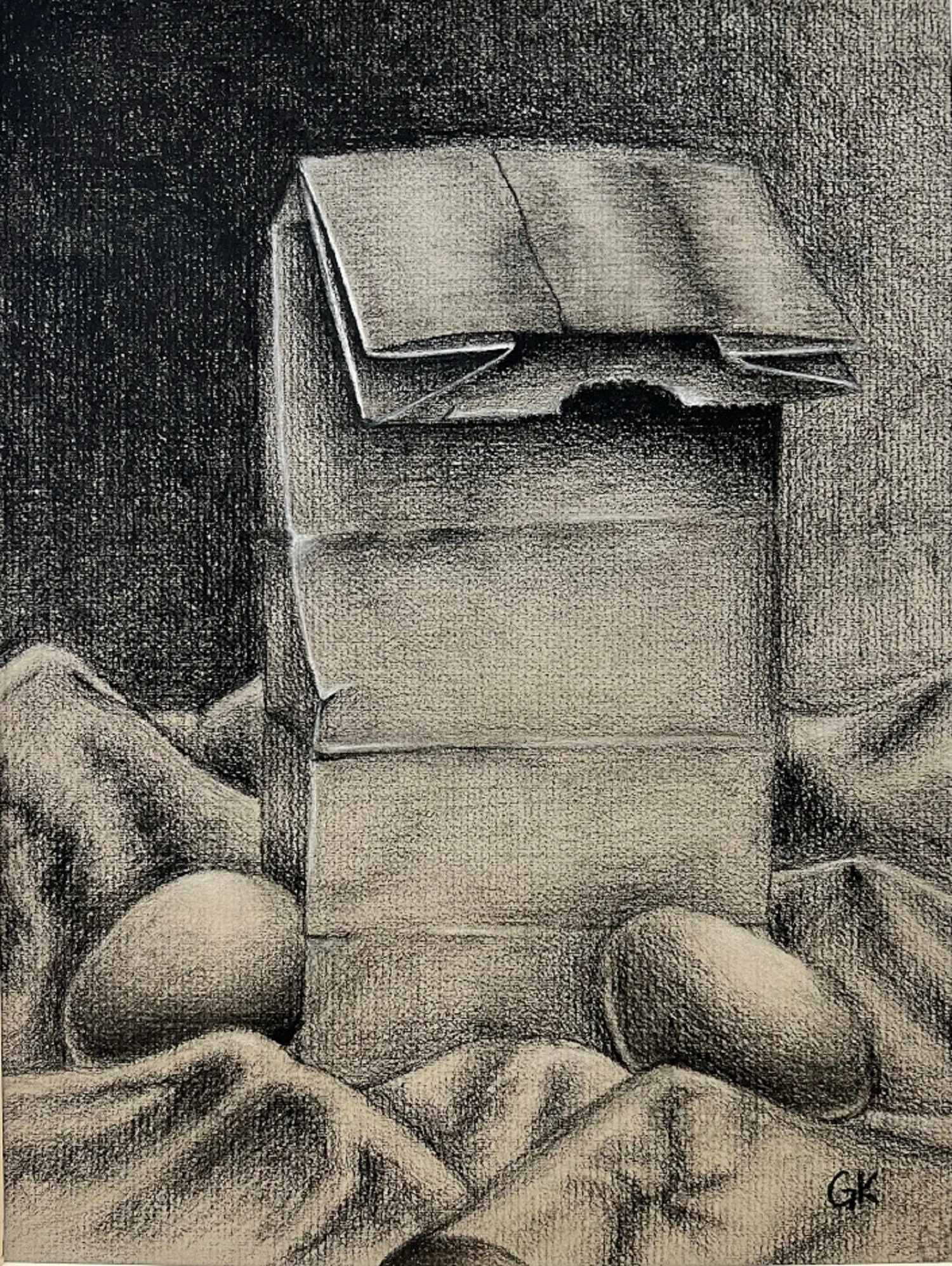 Georgia Kreyling “Bag Eggs and Drapery”, Prescott High School