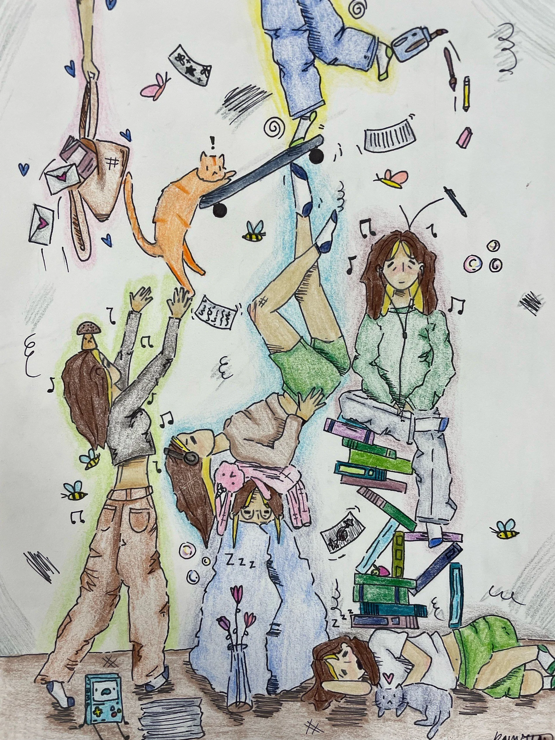 Kamrynn Ceniceros Wolfe “Many Me’s”, Prescott High School