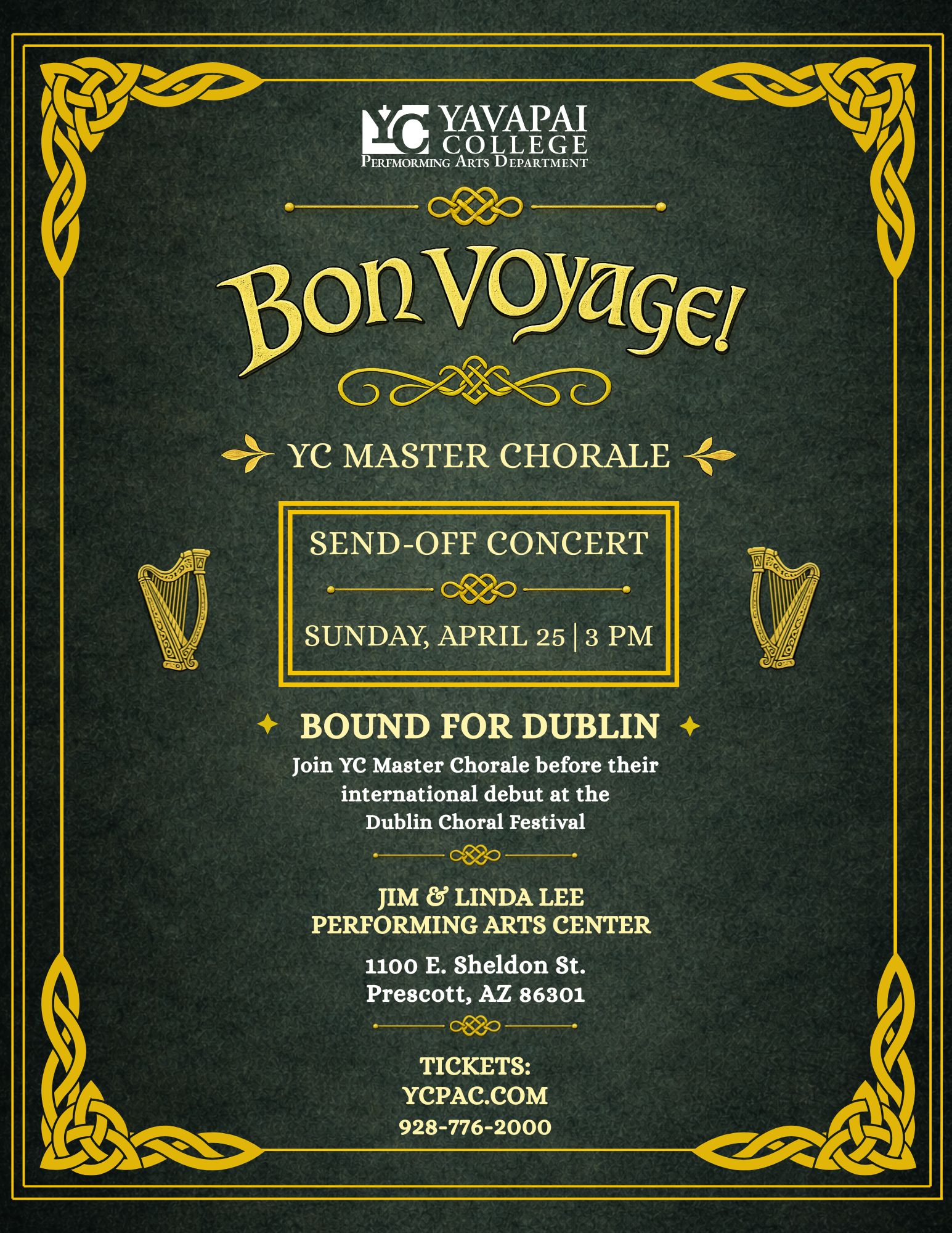 Apr. 25 3pm: Bon Voyage