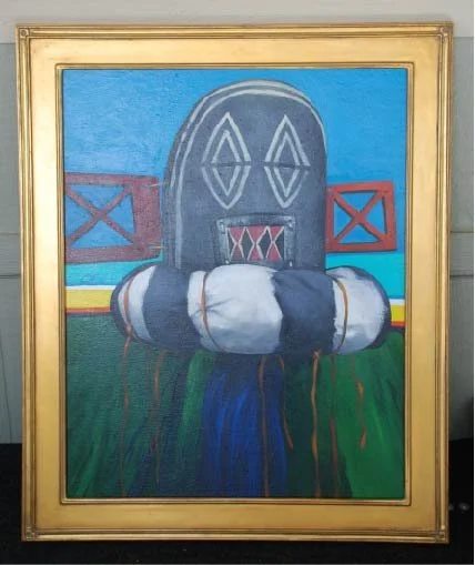 Kenneth Ottinger “Black Ogre Hopi Kachina Mask”
