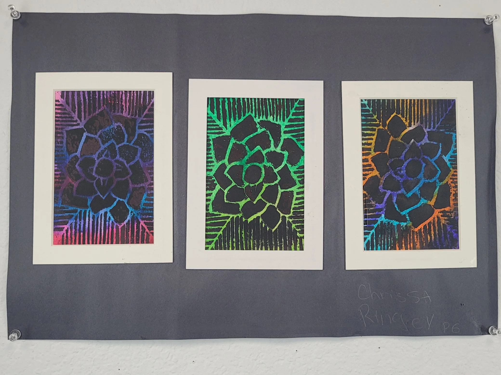 Chrissa Ringey “Flower Prints”, Bradshaw Mountain High School