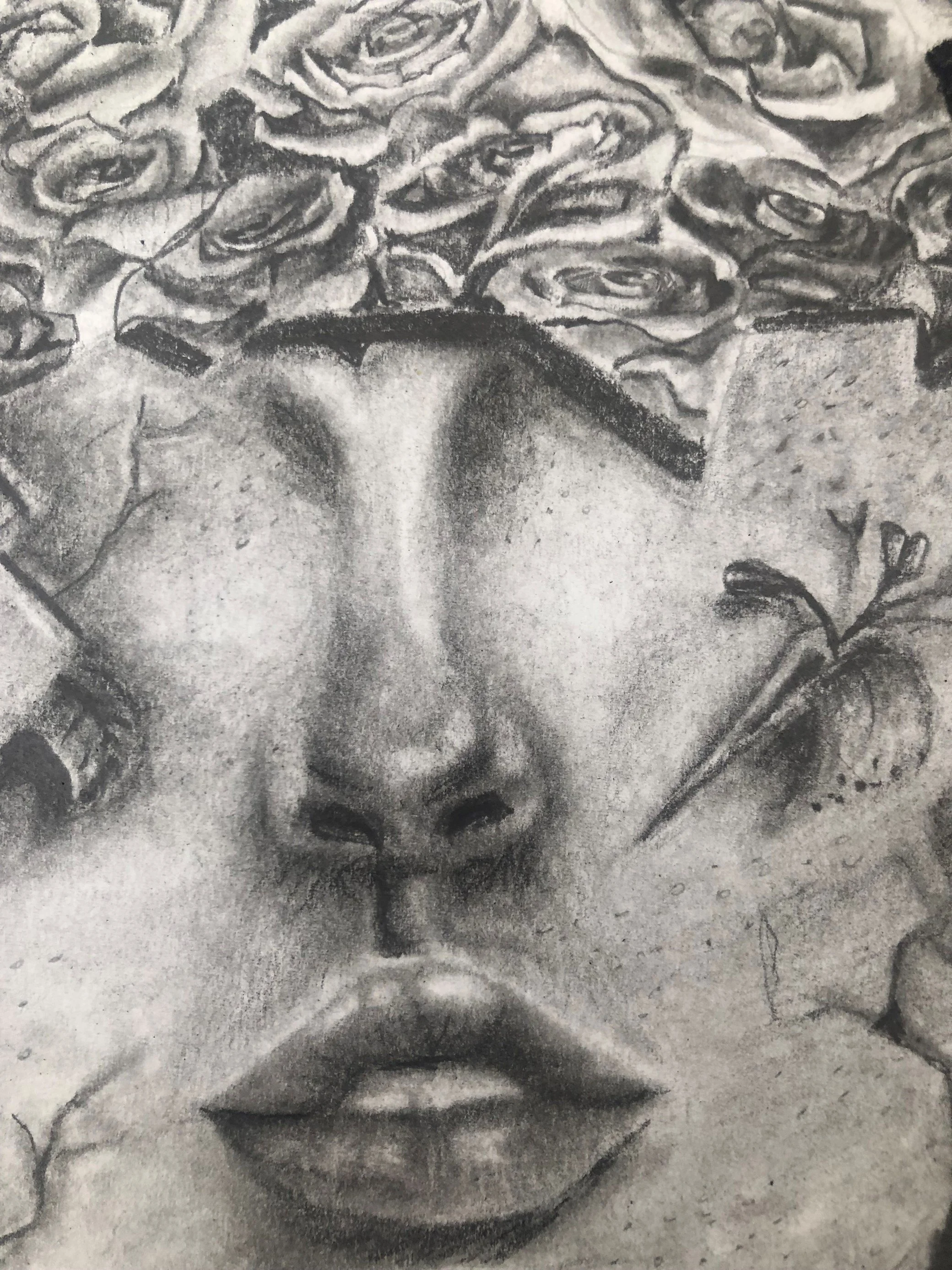 Maraki Andargie “Beyond a Watchful Eye” (Detail), The Orme School