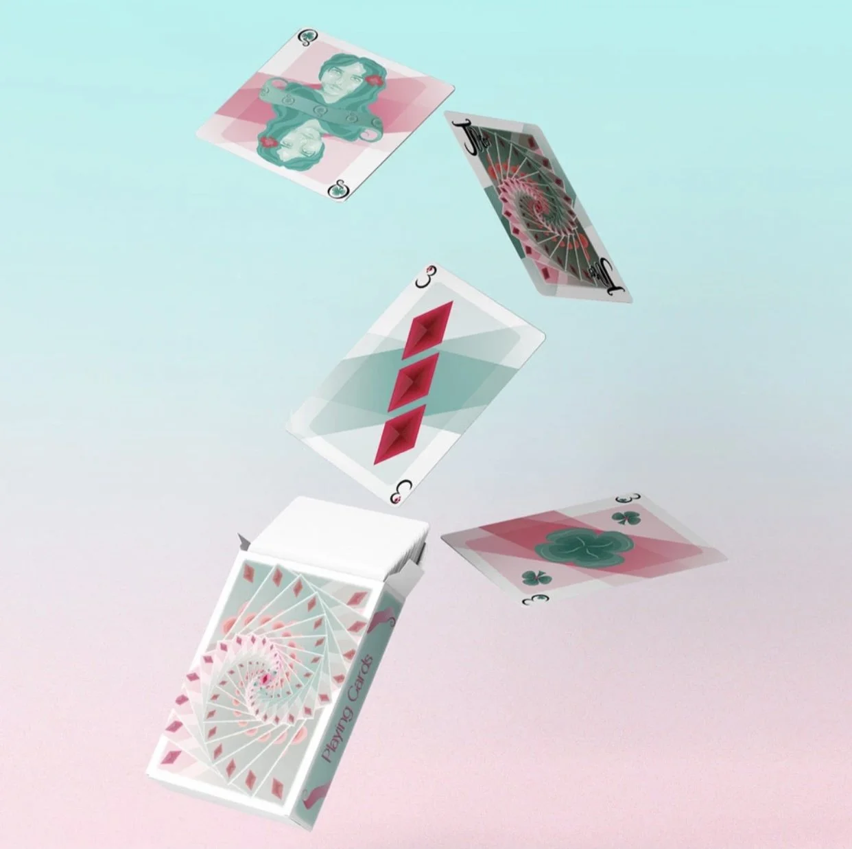 Elizabeth Smith “Enchanted Playing Cards” (Detail)