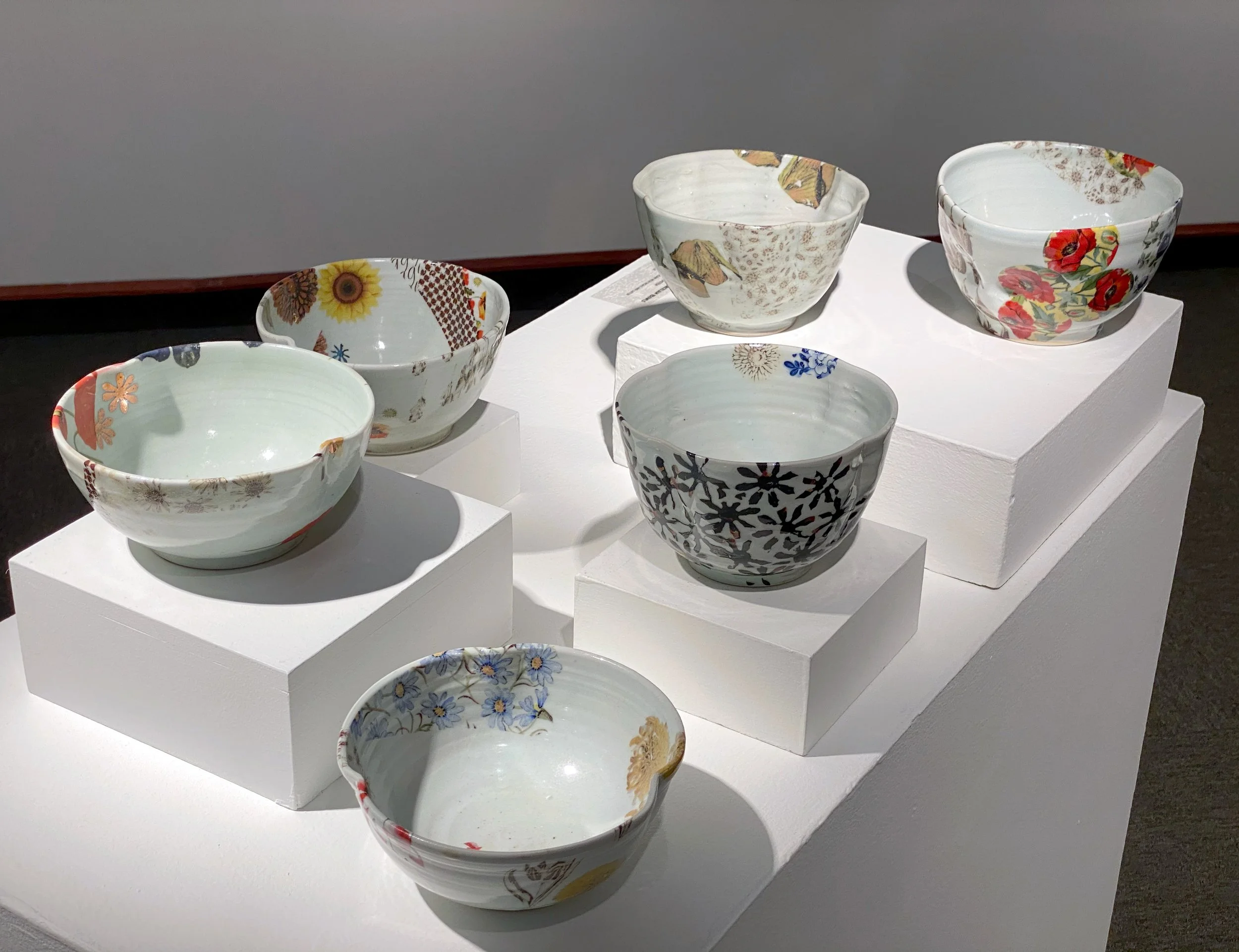 Laura Bloomenstein "6 Porcelain Bowls"