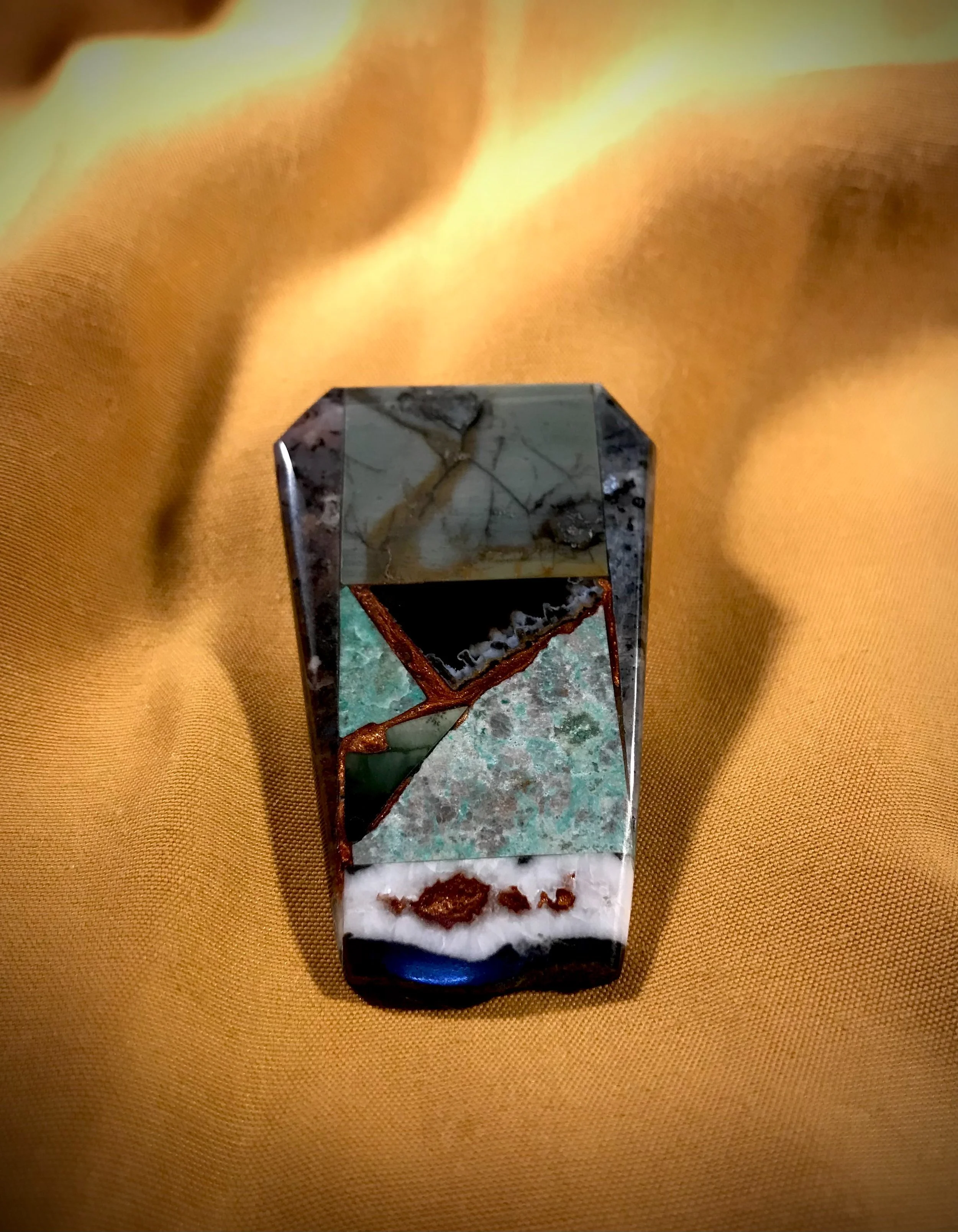 First Place Lapidary, Kerry Webb "The End or the Future?"