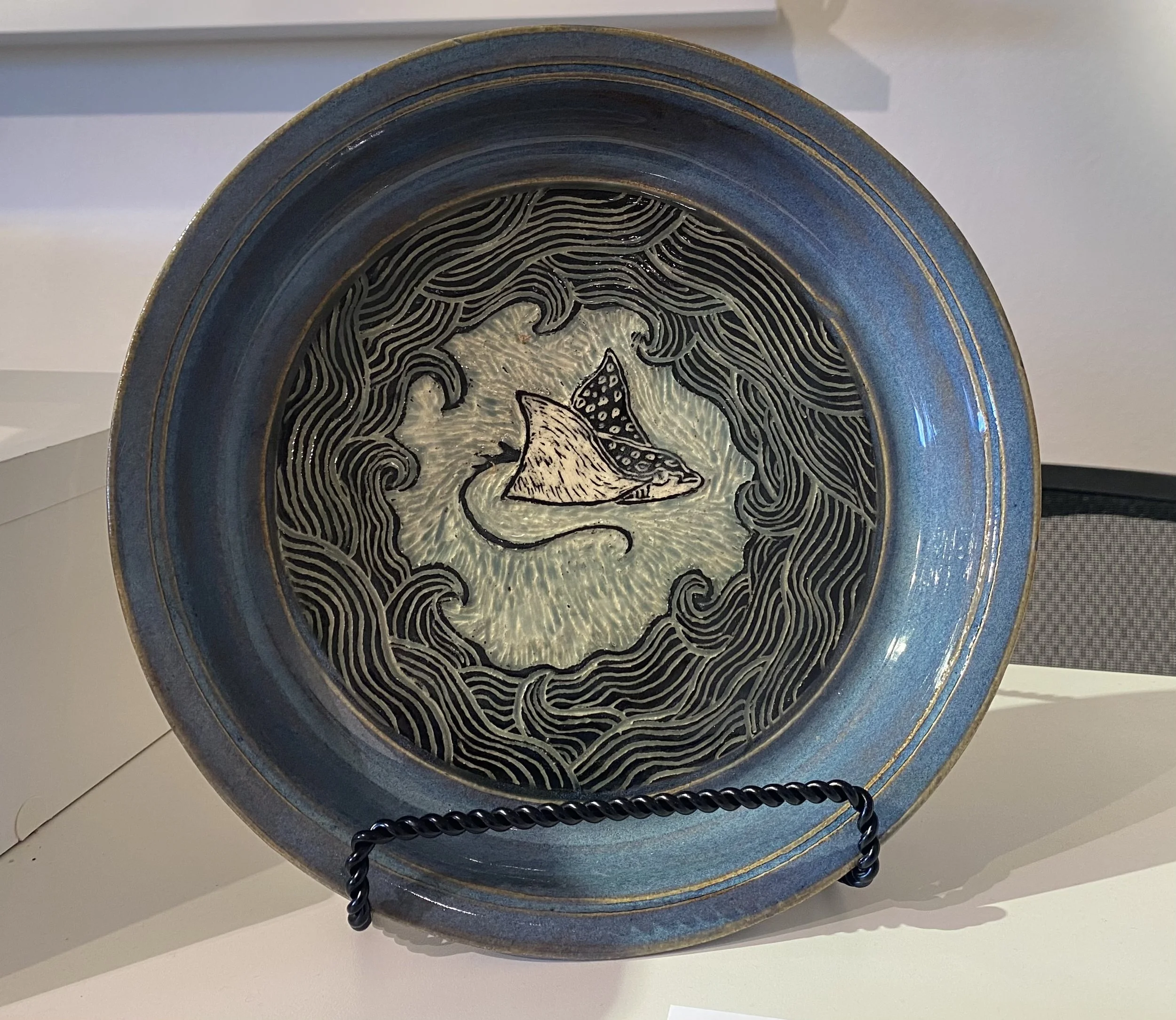 Kim Sammartano “Spotted Eagle Ray Dish”