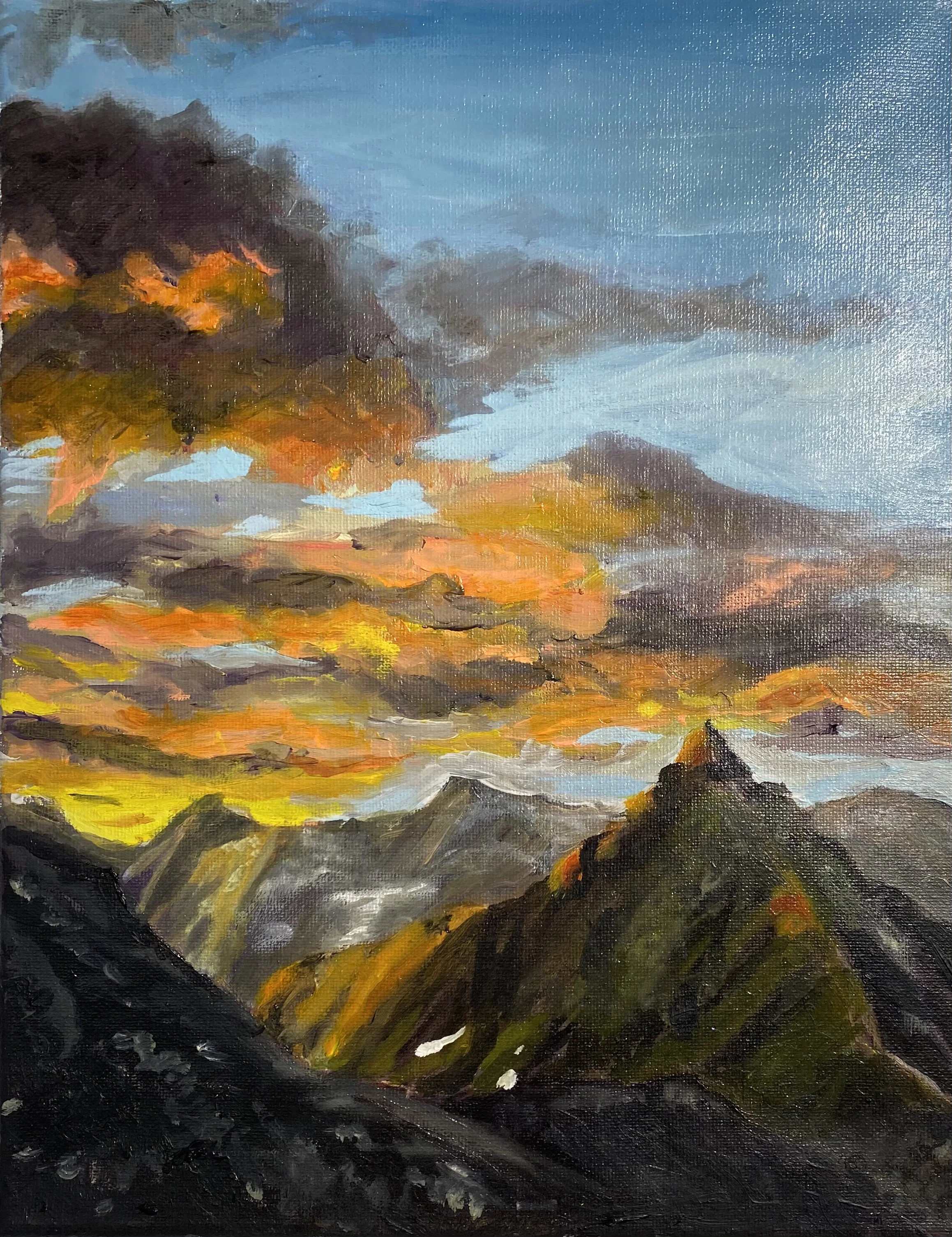 Bella Pinion-Thompson “Sunset’s Mountain”
