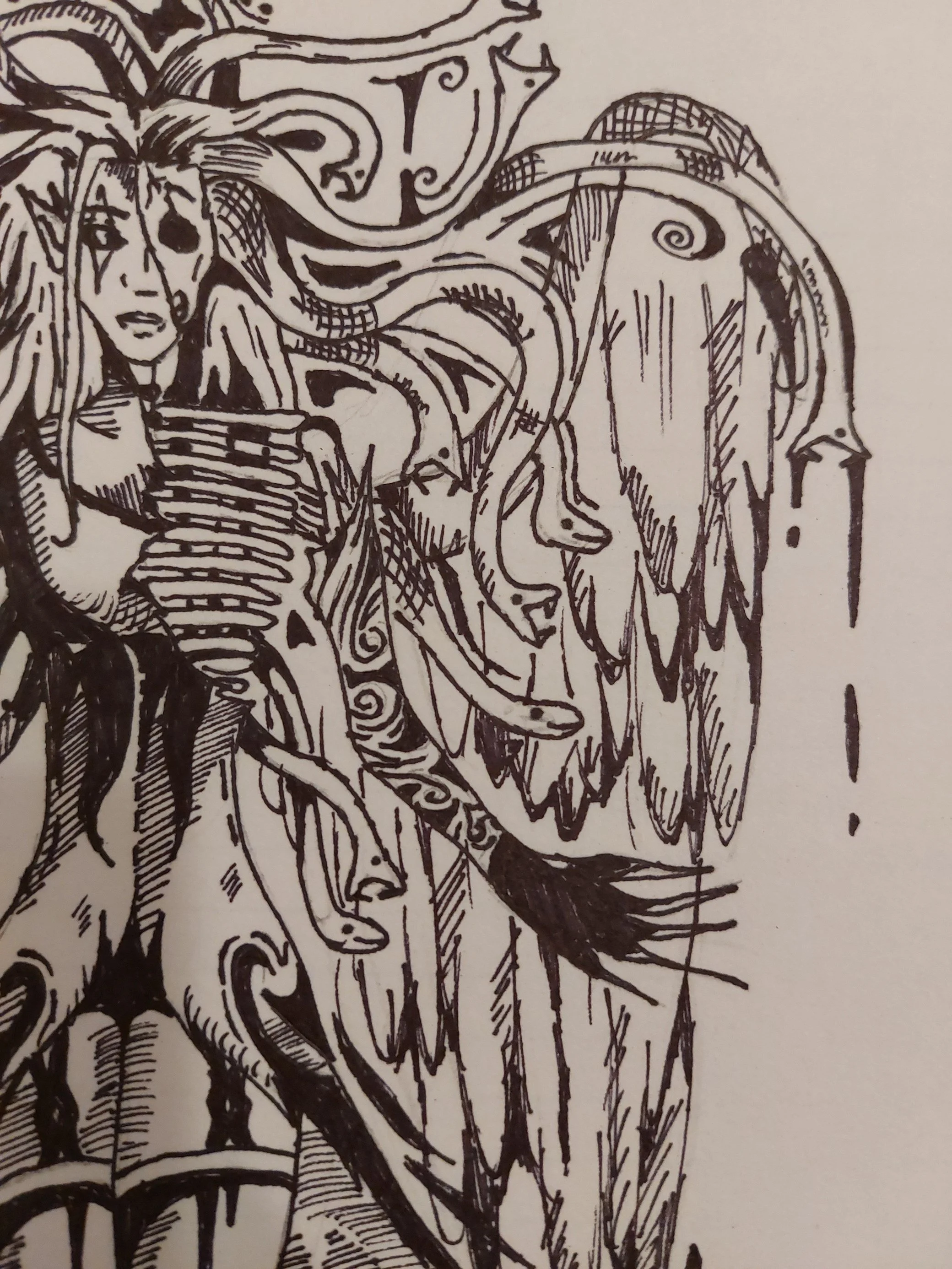 Joseph Patterson’s “The Gravesinger” (Detail), Chino Valley High School