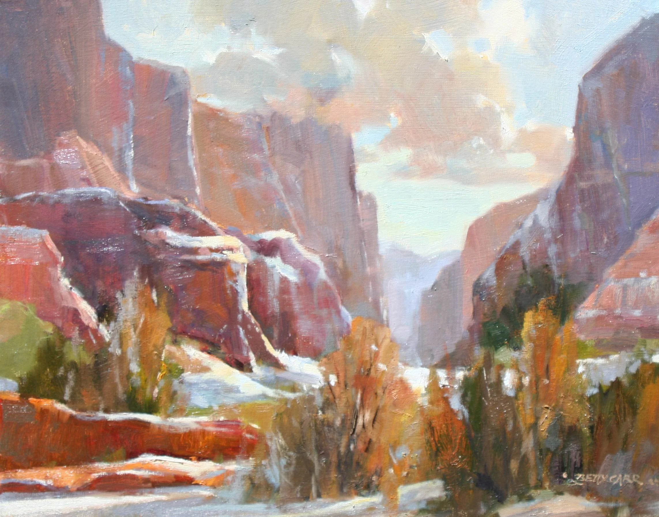 Betty Carr "Snow Scene"