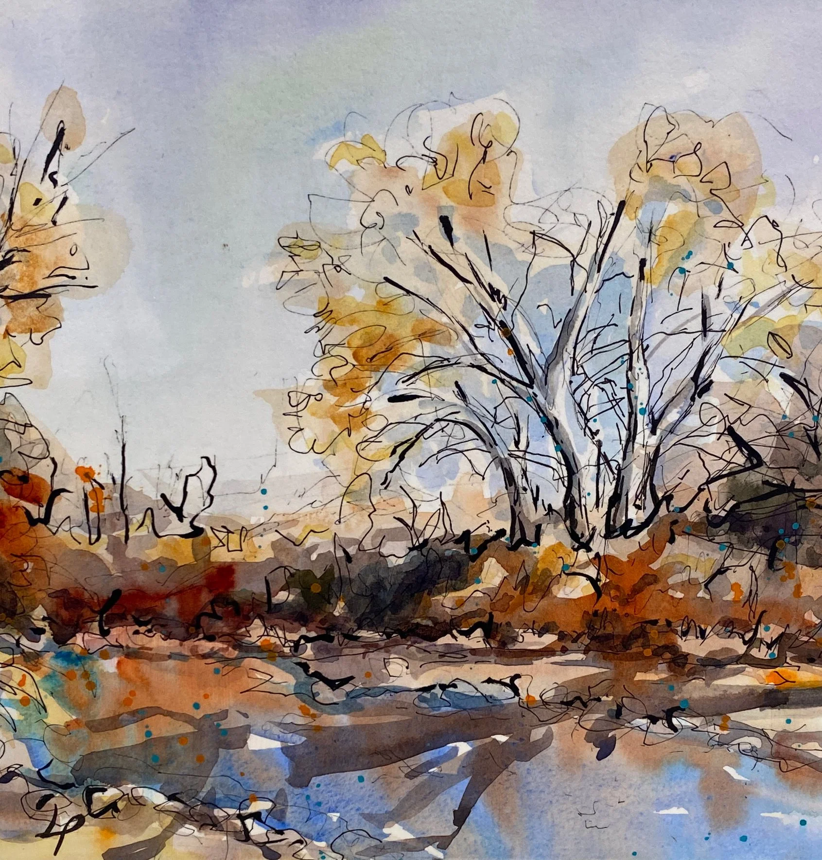 Lisa Pracchia "Beaver Creek After Rain"