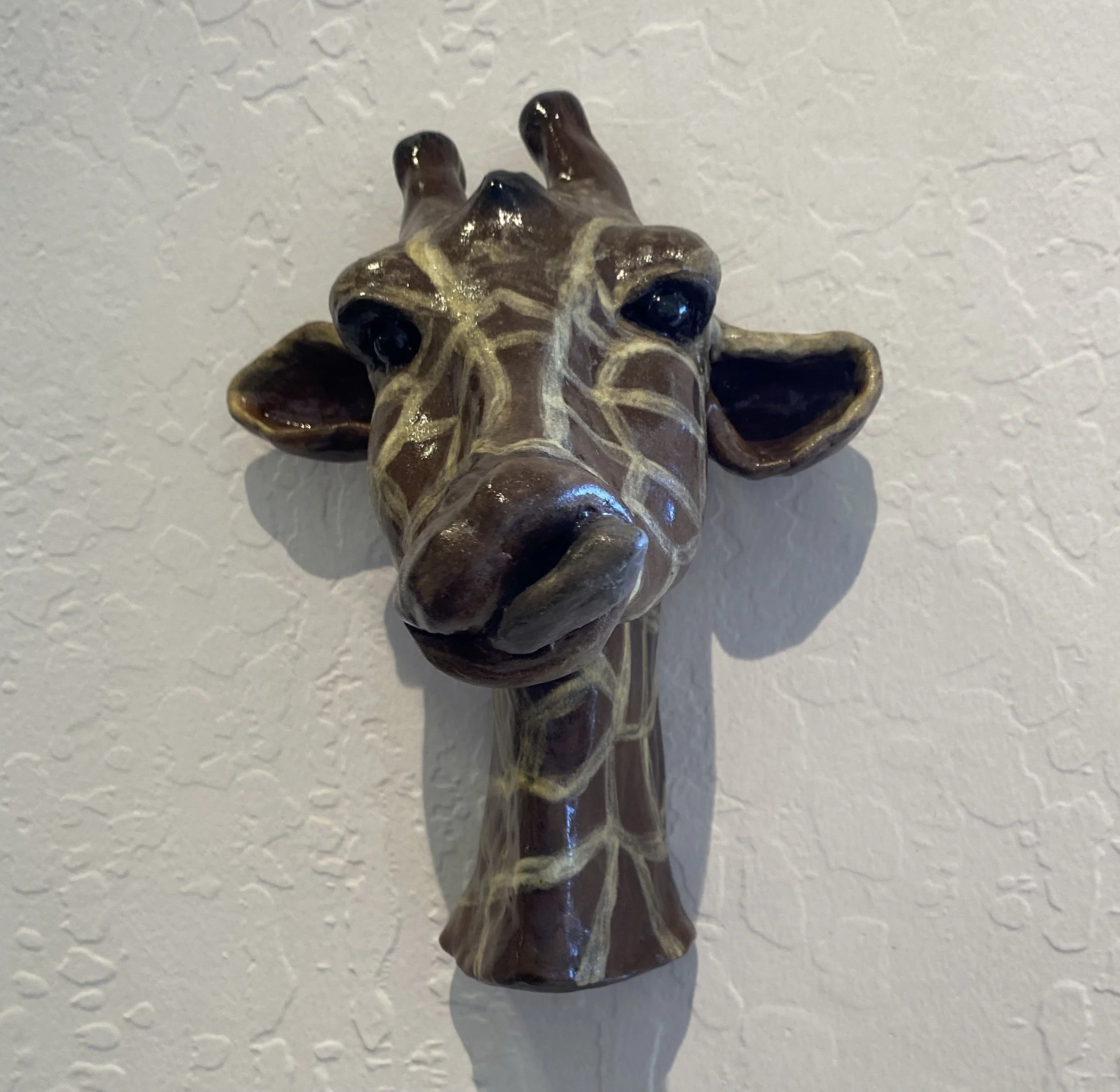 Hilda Rosehow “Giraffe Ceramic Wall Art”