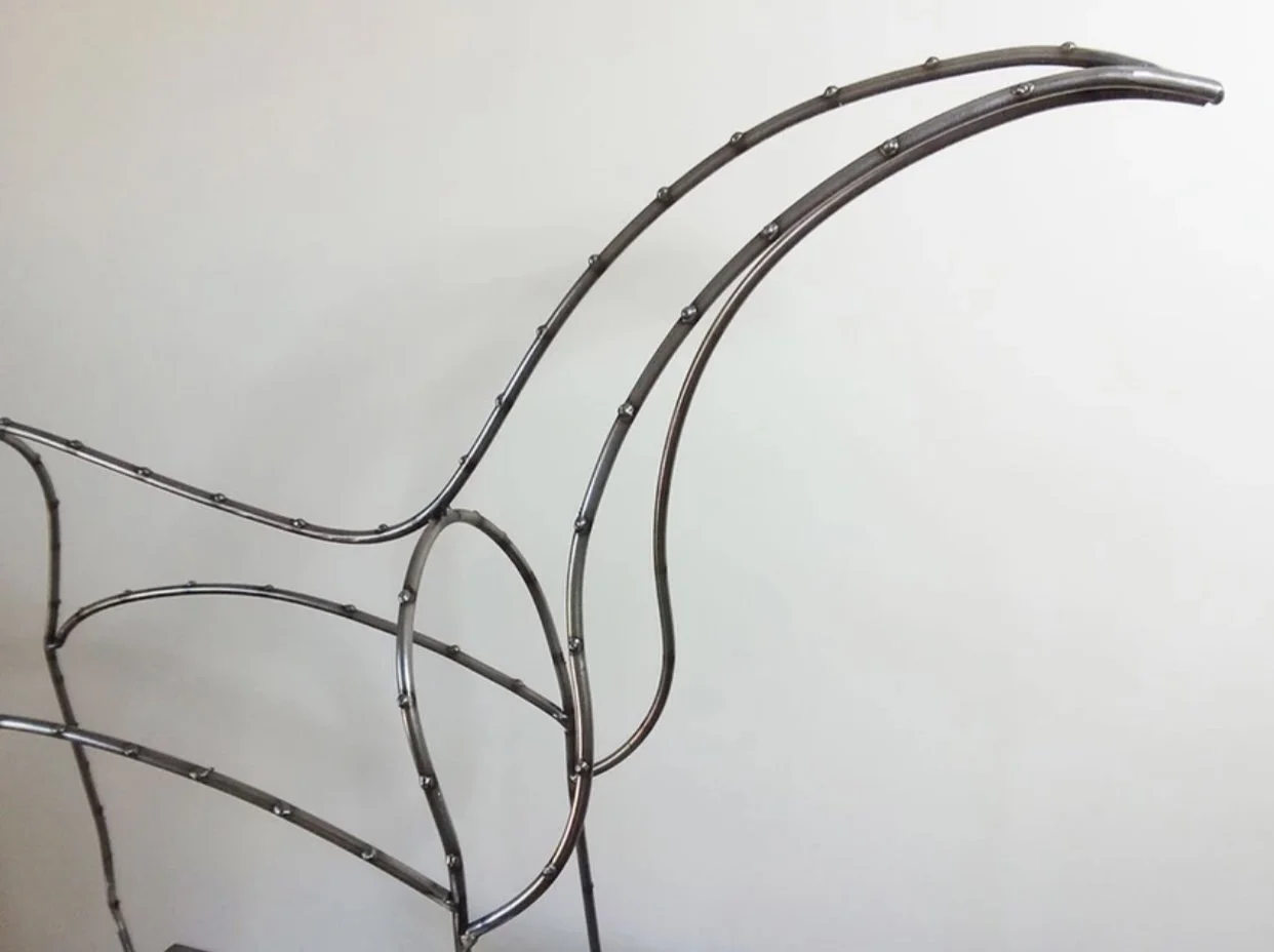 Ronald Miller “Steel Deco Horse” (Detail)
