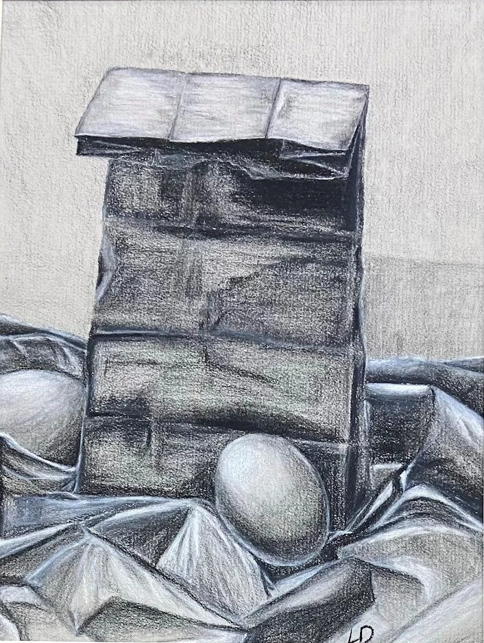 Alexis Dougan “Eggs Bag and Drapery”, Prescott High School