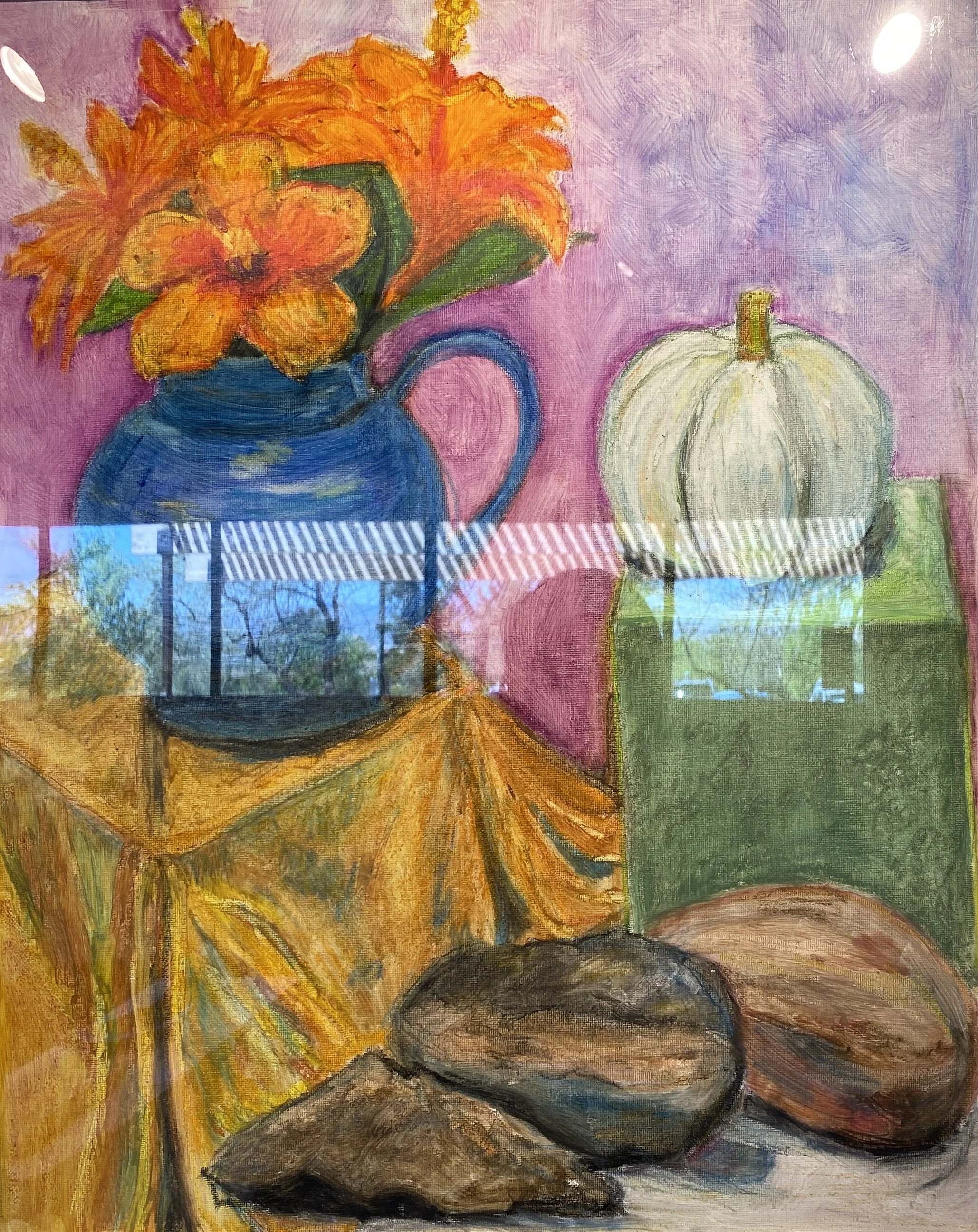 Michele Bachman “Still Life With Orange Flowers”