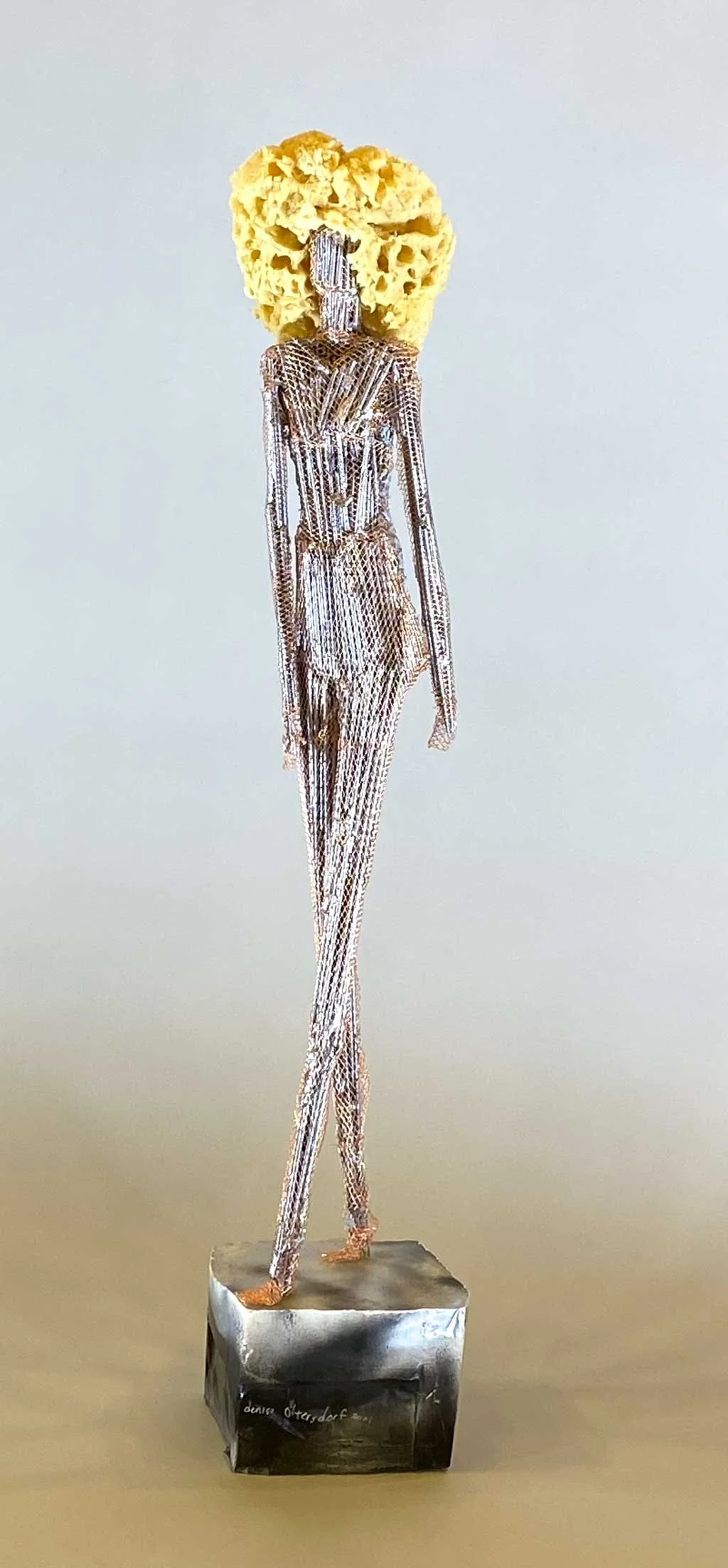 First Place Sculpture, Denise Oltersdorf “Doris (Mom) Tower Of Strength”