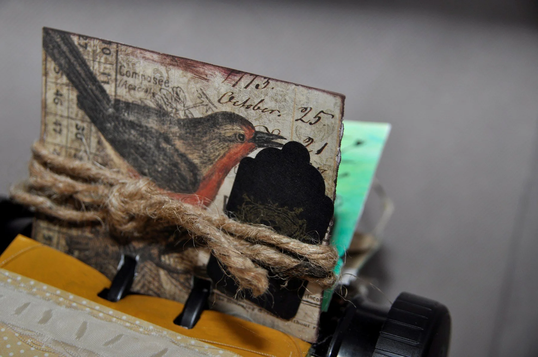 Christine Reifers “Altered Rolodex” (Detail)