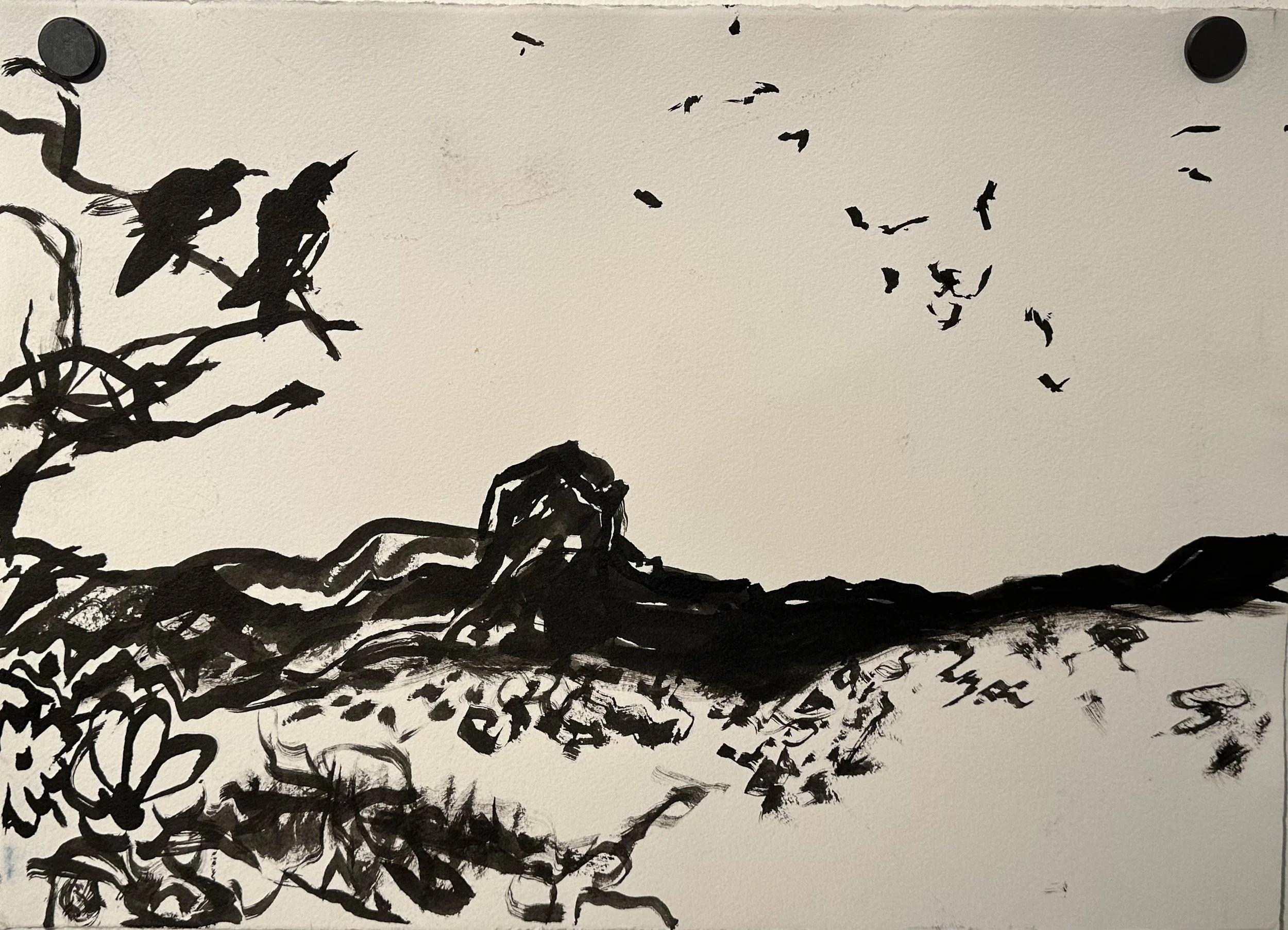 Dana Cohn "Untitled Study For Granite Creek Mural 3"