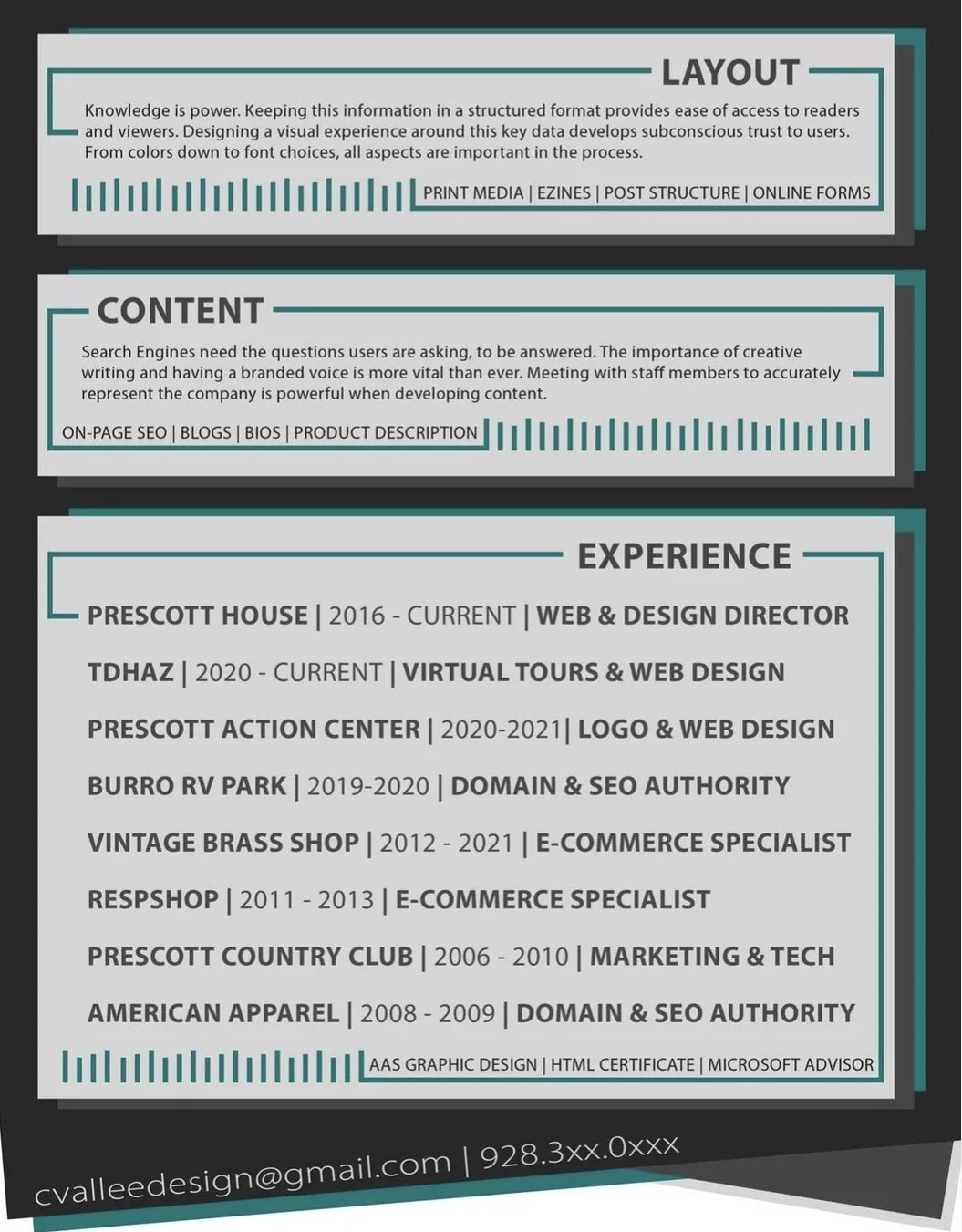 Casey Vallee "Resume Design 2"