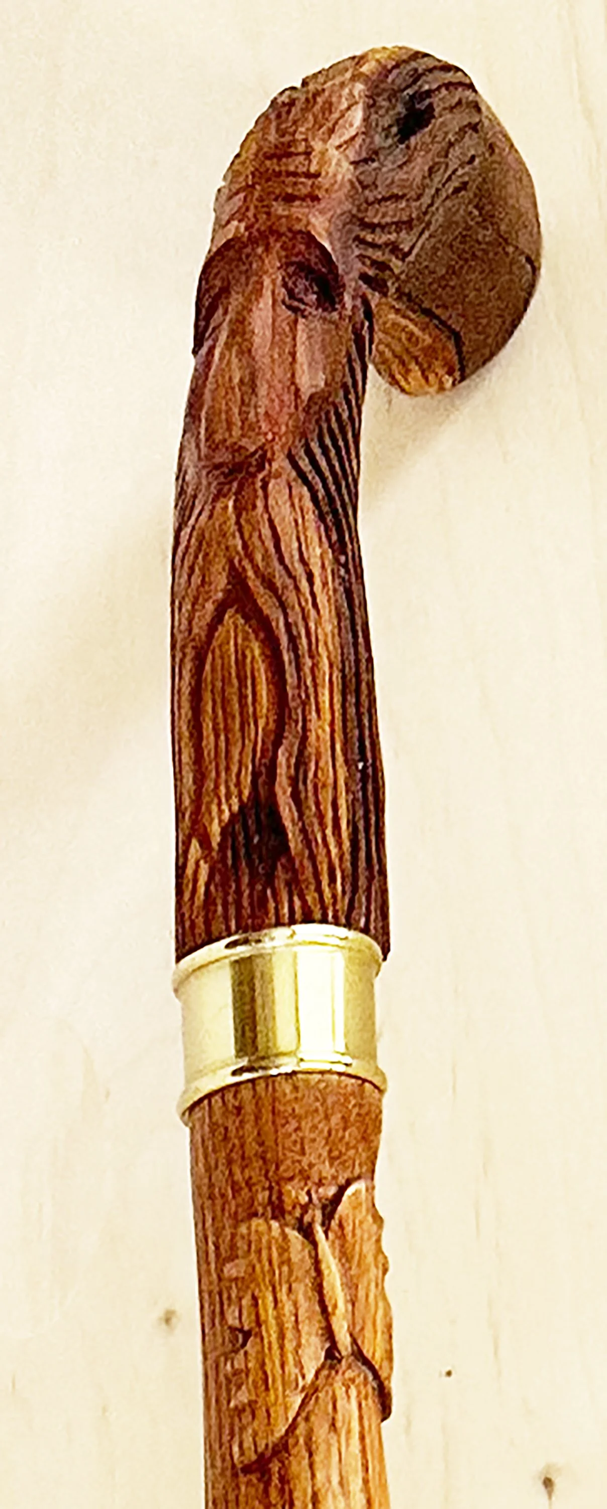 Bill Denniston "Old Man and Butterfly Cane"