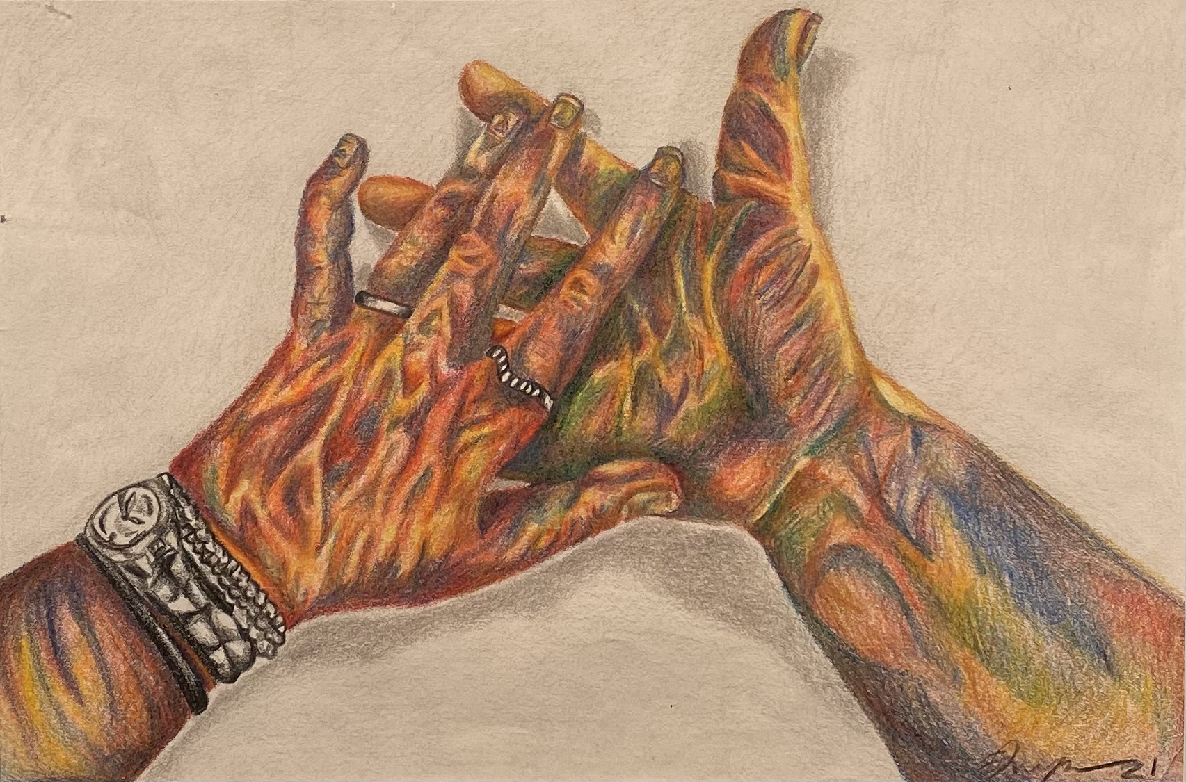 Eleanor Reckmeyer “Hue-Man Hands”