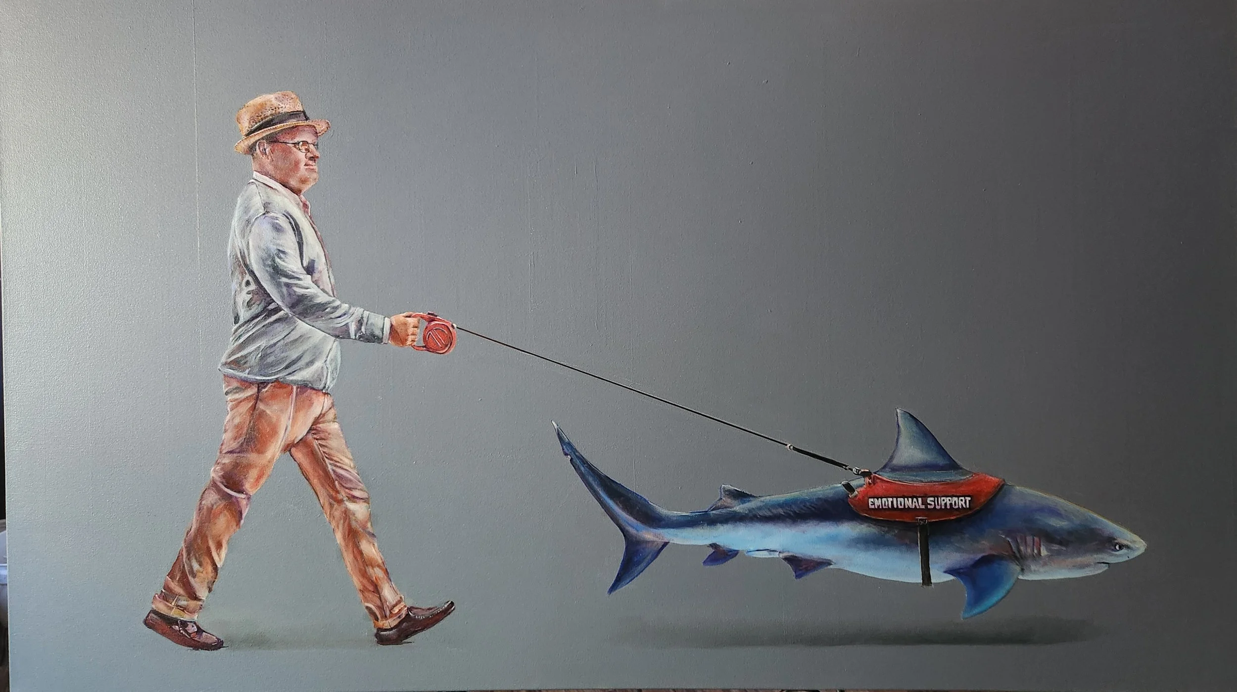 Best of Show 2D Emerging Artist, Rick Fredrick "Walk in the Park"