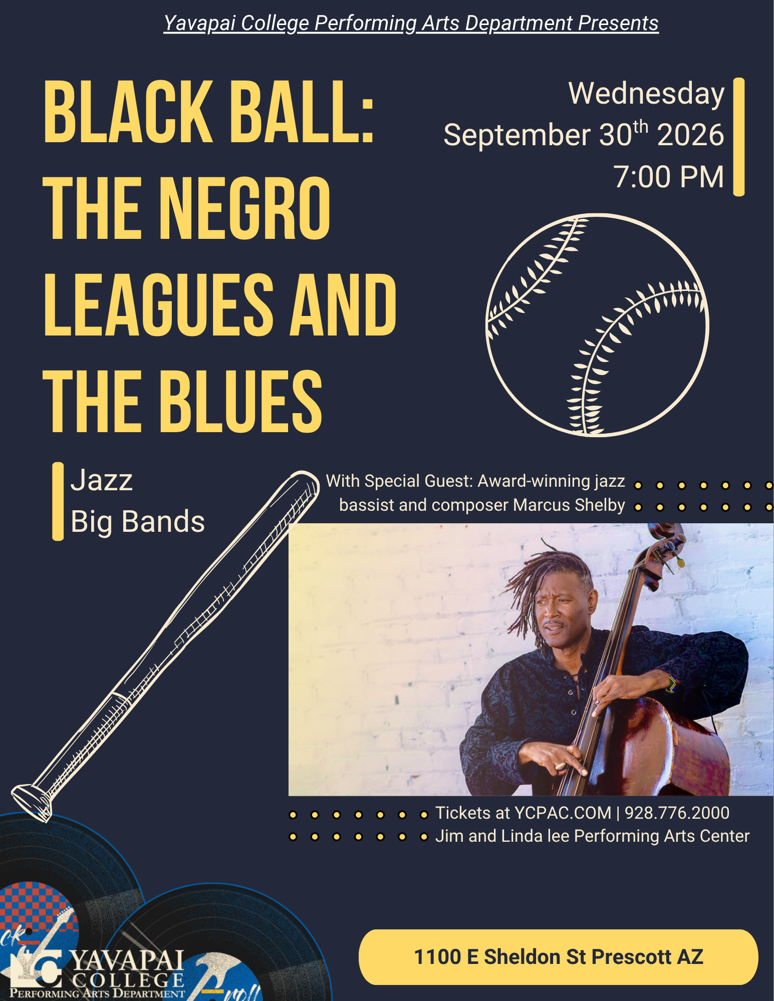 Sept. 30 2026 7pm | Black Ball: The Negro Leagues and The Blues