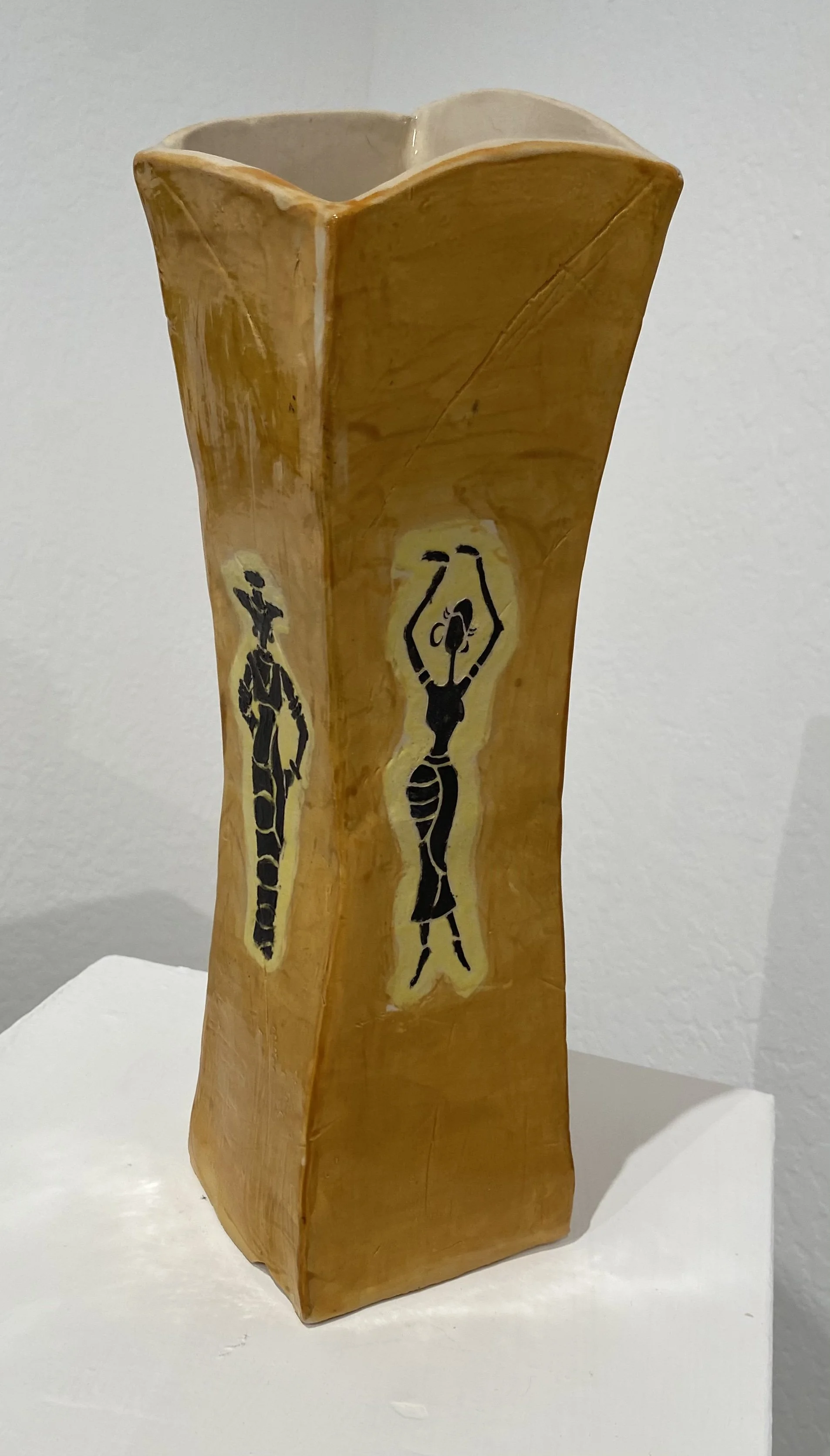 Hilda Rosehow “Vase with Female Figures”