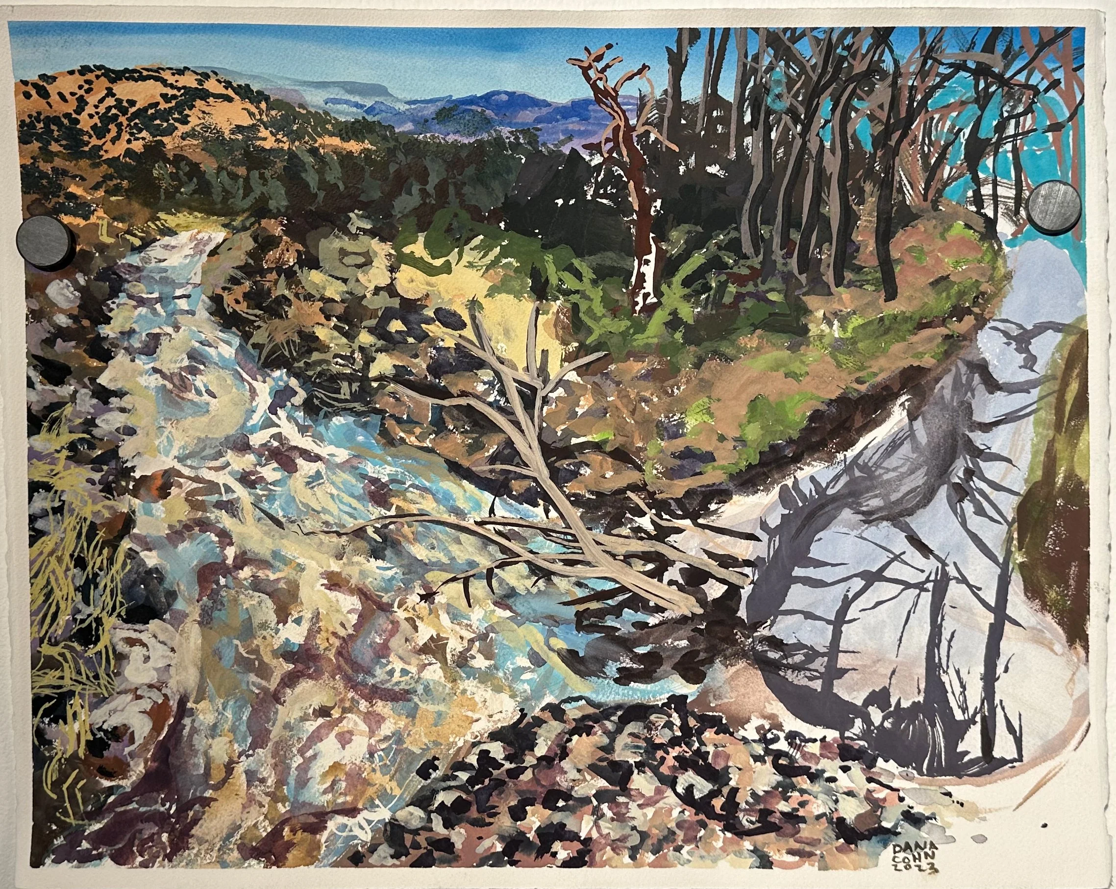 Dana Cohn "Untitled Study For Granite Creek Mural 4"