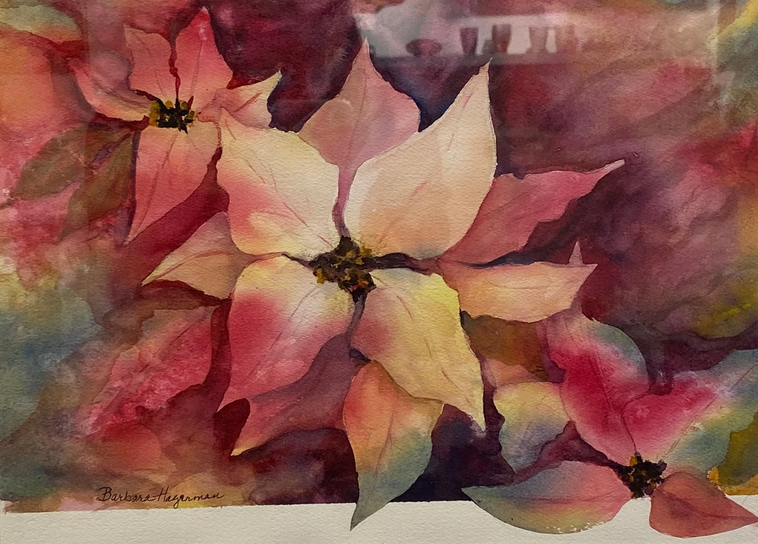 Barabara Hagerman "Poinsettias"