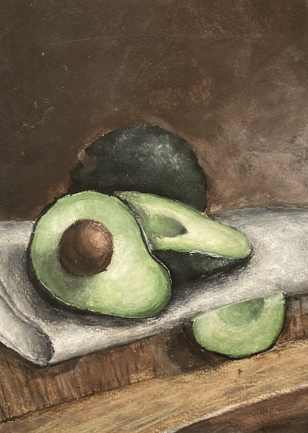 Lillie Ipson “Avocados on Cloth”