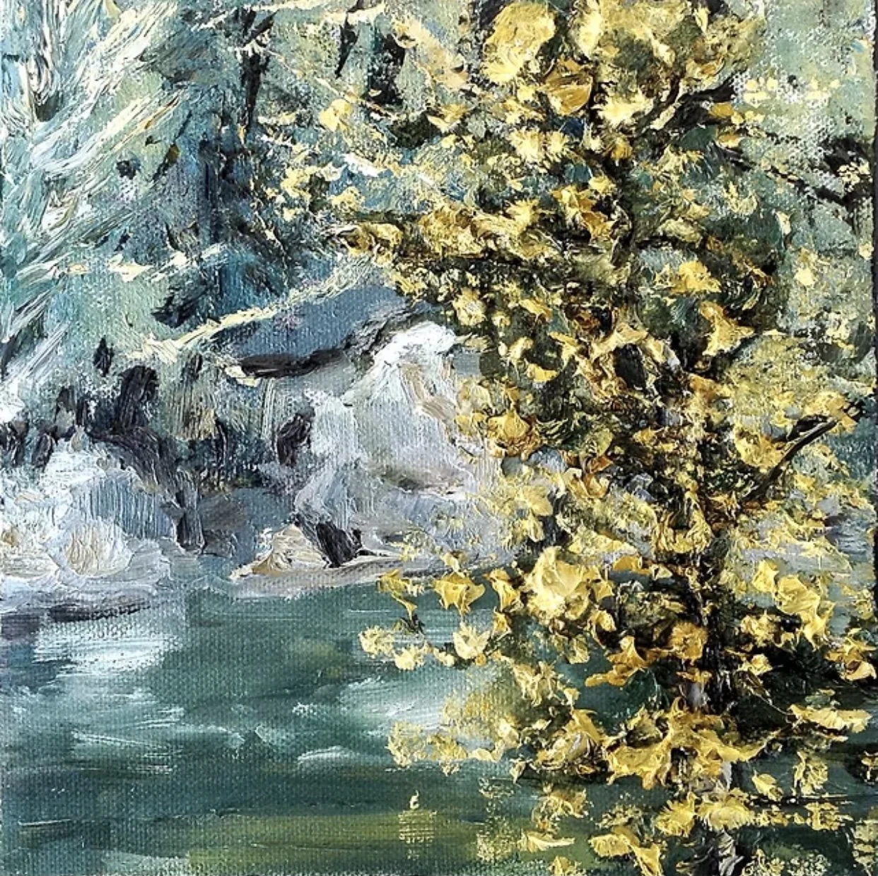 Bryan Robertson “Gold Water Lake”