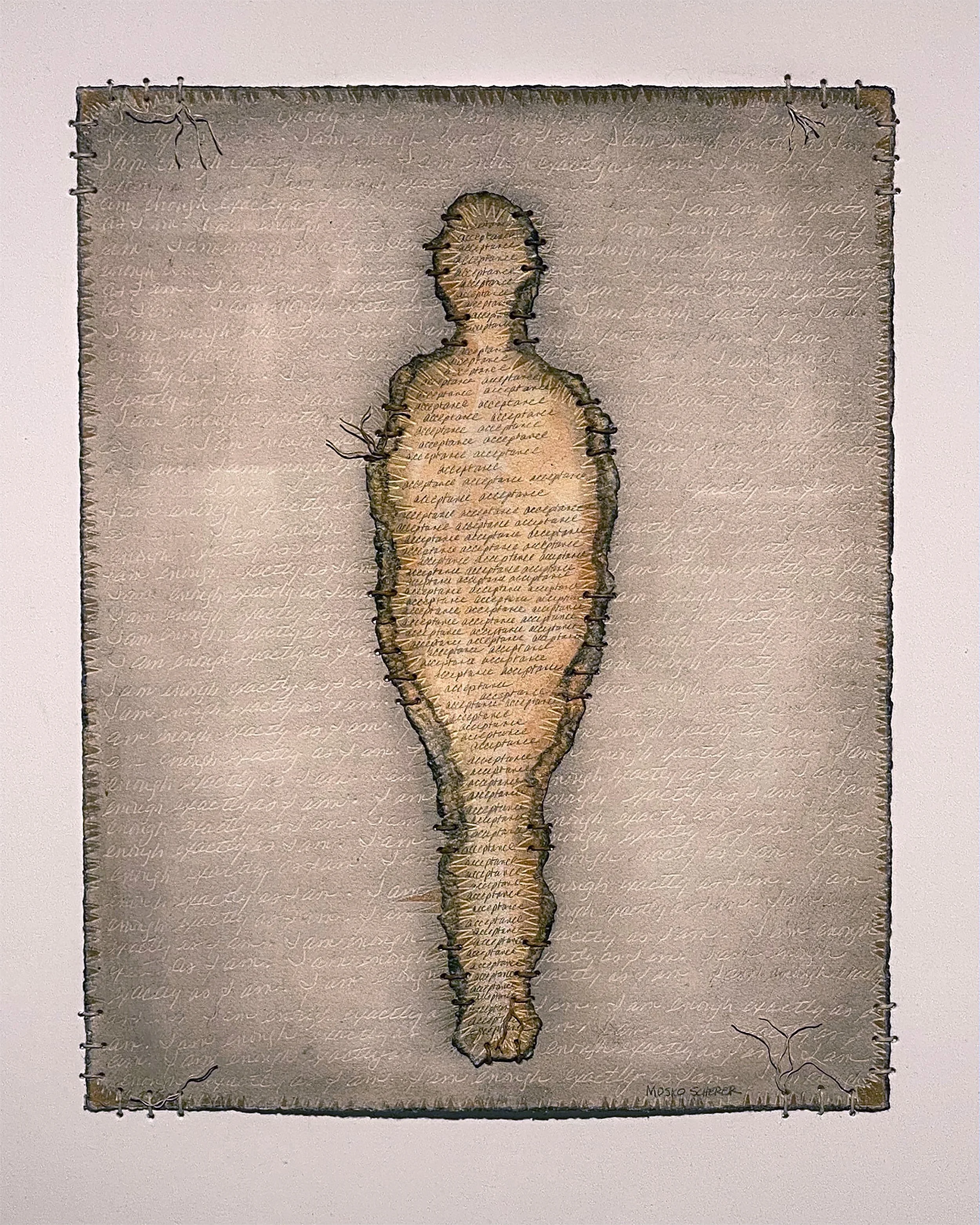 Tess Mosko Scherer "Variations on Voice: I am Enough Exactly as I am Right Now - Acceptance"