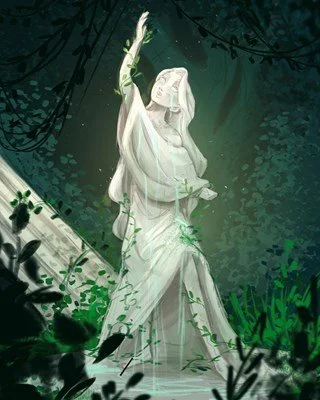 First Place, Lucy Mathis “Abandoned Statue”, Prescott High School