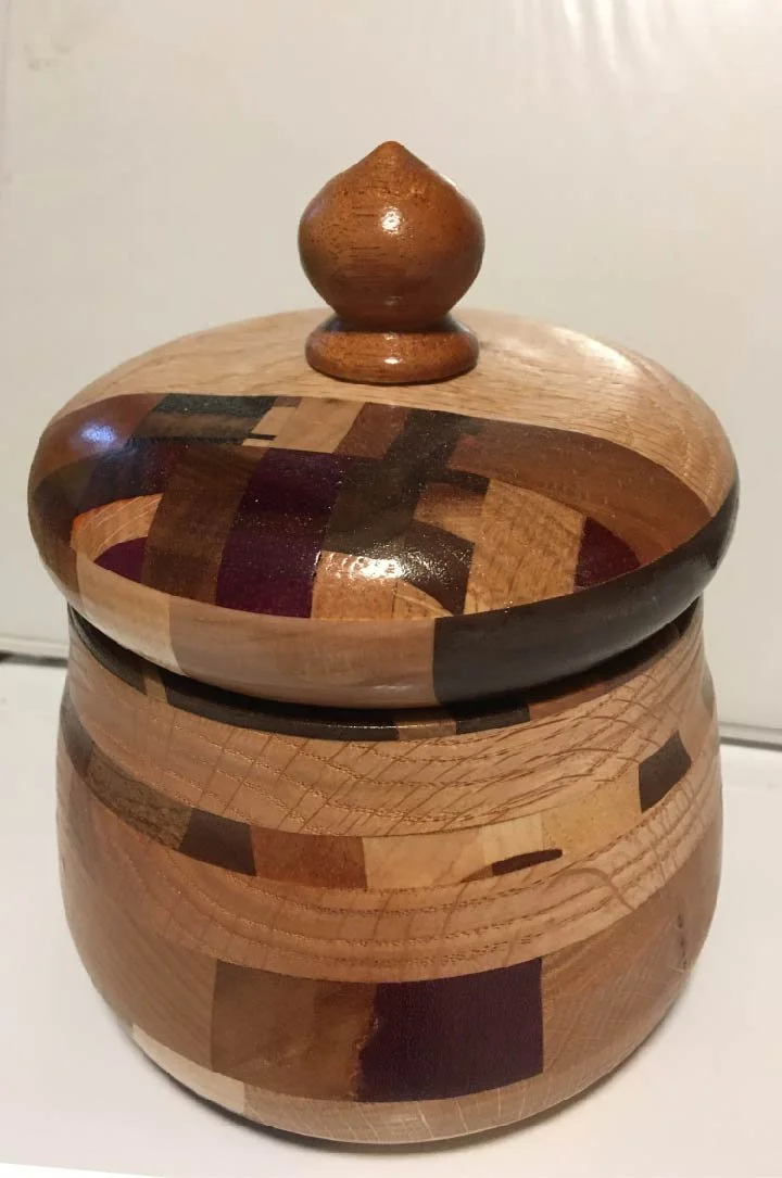 Susan Kissel “Lidded Segmented Box”