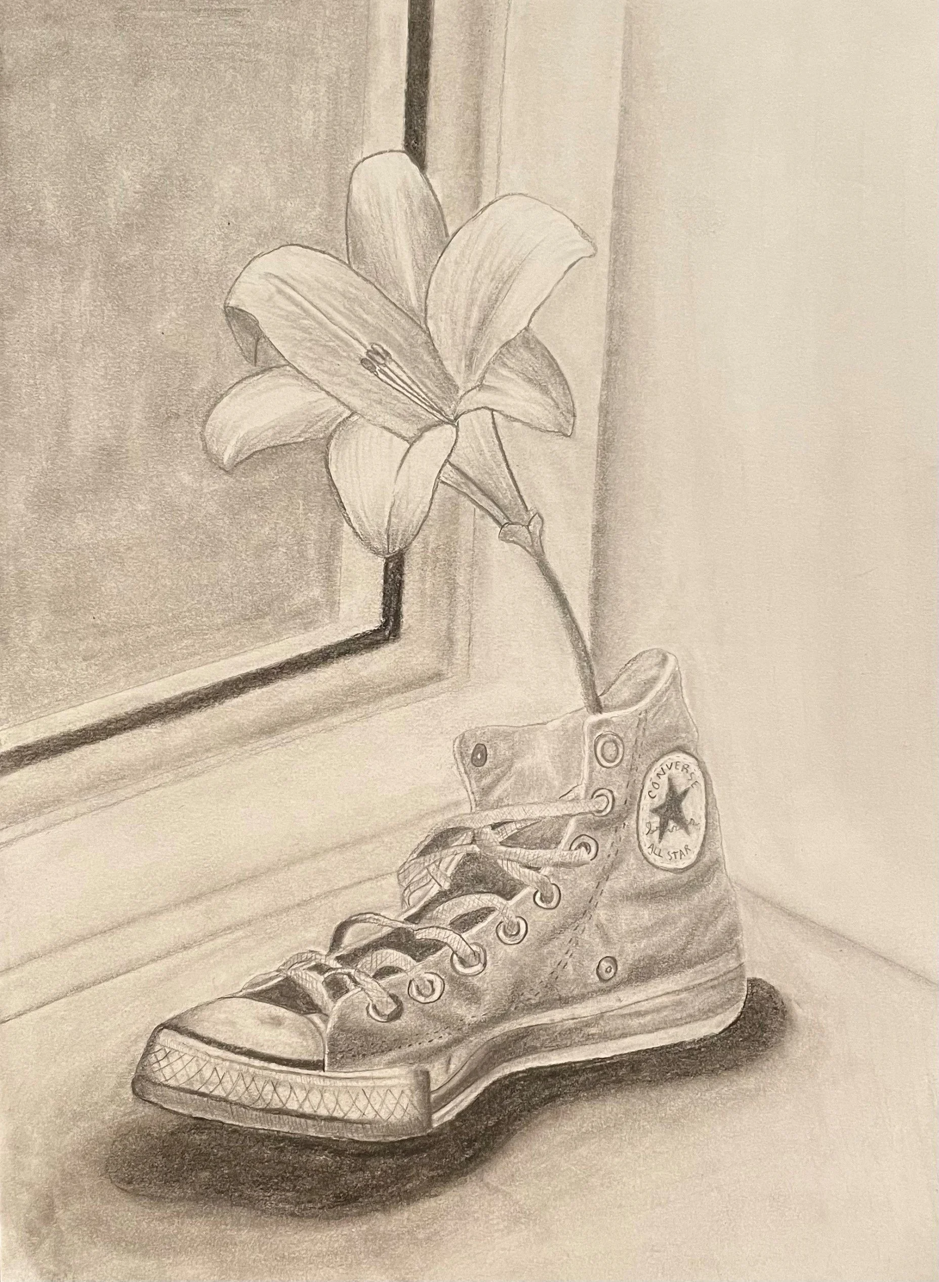 Alexis Dykstra “Flower in Shoe”, Prescott High School