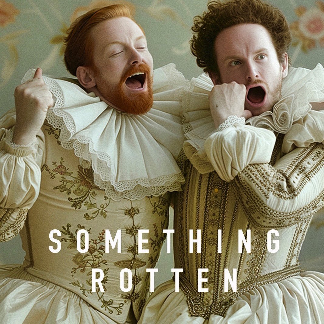 European Premiere of Something Rotten
@landestheaterlinz, 2024/ 25 Season 

Director @matthiasdavids 
Musikalische Leitung - Tom Bitterlich Choreografie - Kim Duddy
B&uuml;hne @andrewdedwards
Kost&uuml;me @theadamnee Lichtdesign @mgrundner 
Dramaturg