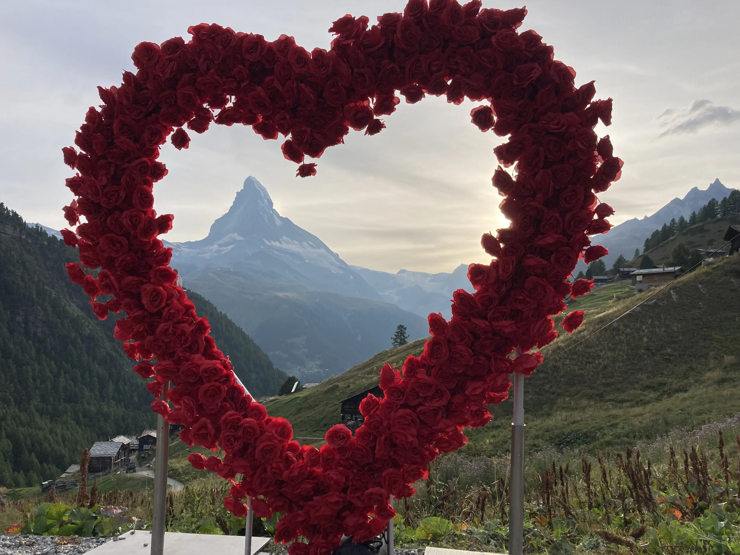 DAS MATTERHORN und das BRAUTPAAR !!