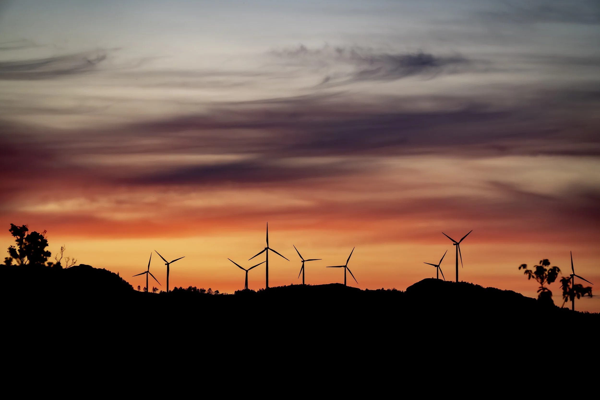 Vindmøller ved Farsund