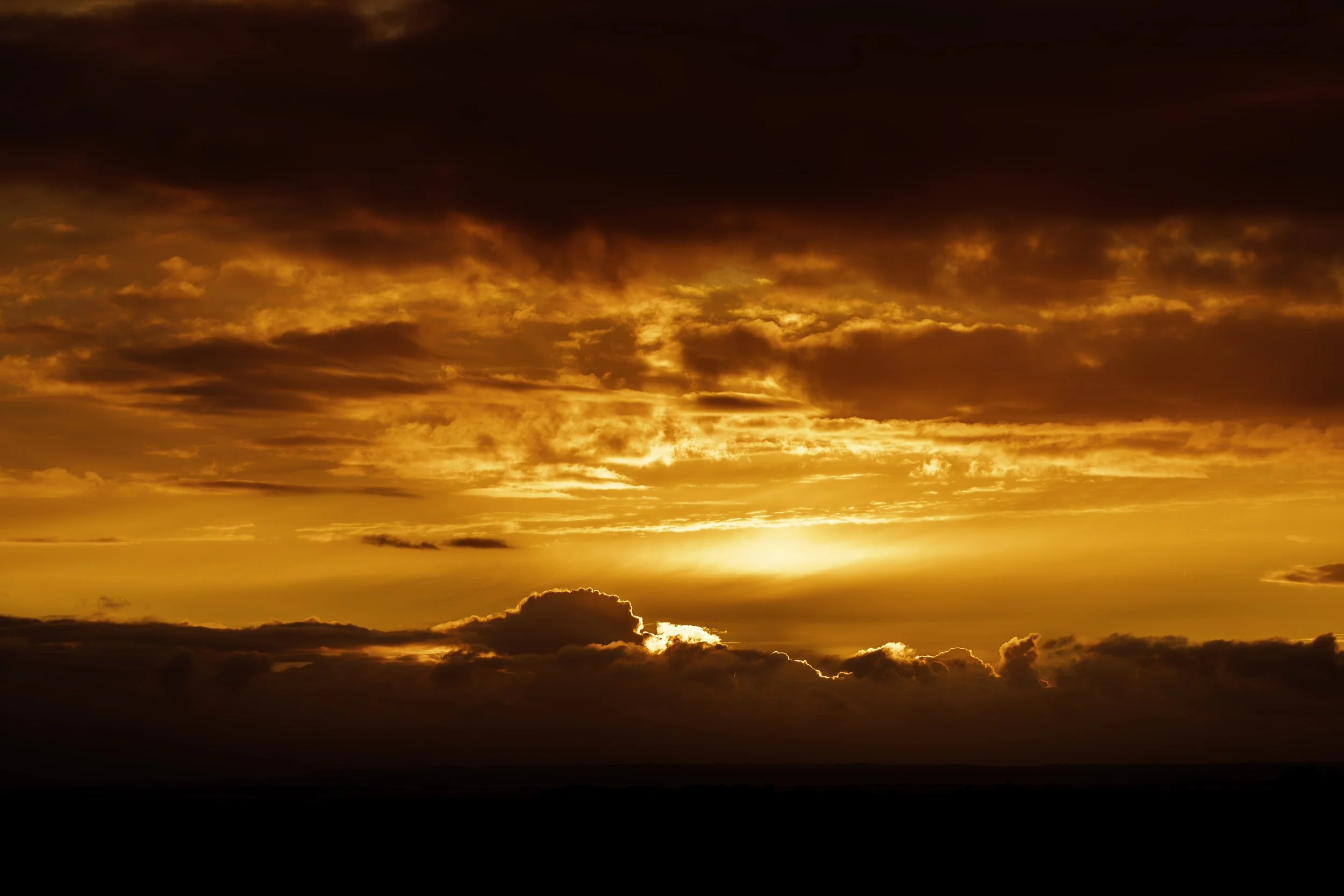 Solnedgang over Ryfylket