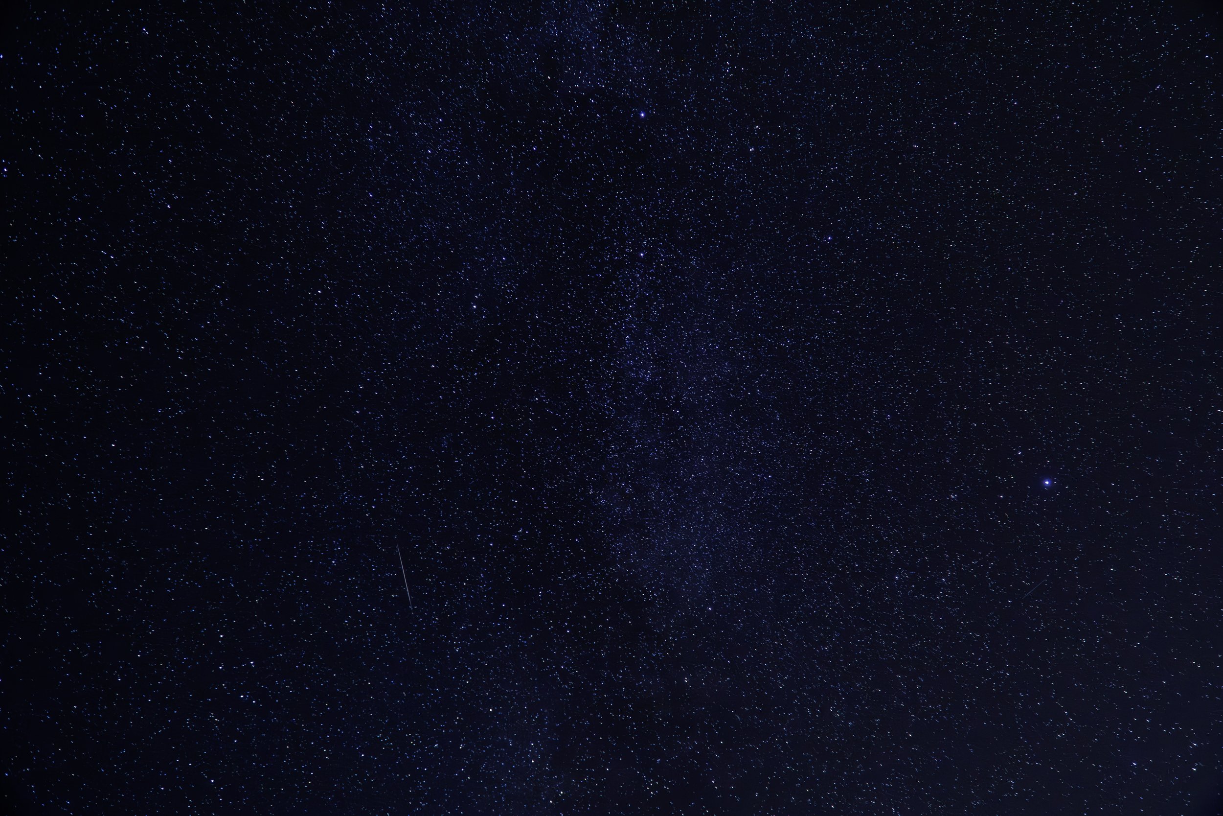 Stjernehimmelen en klar høstdag