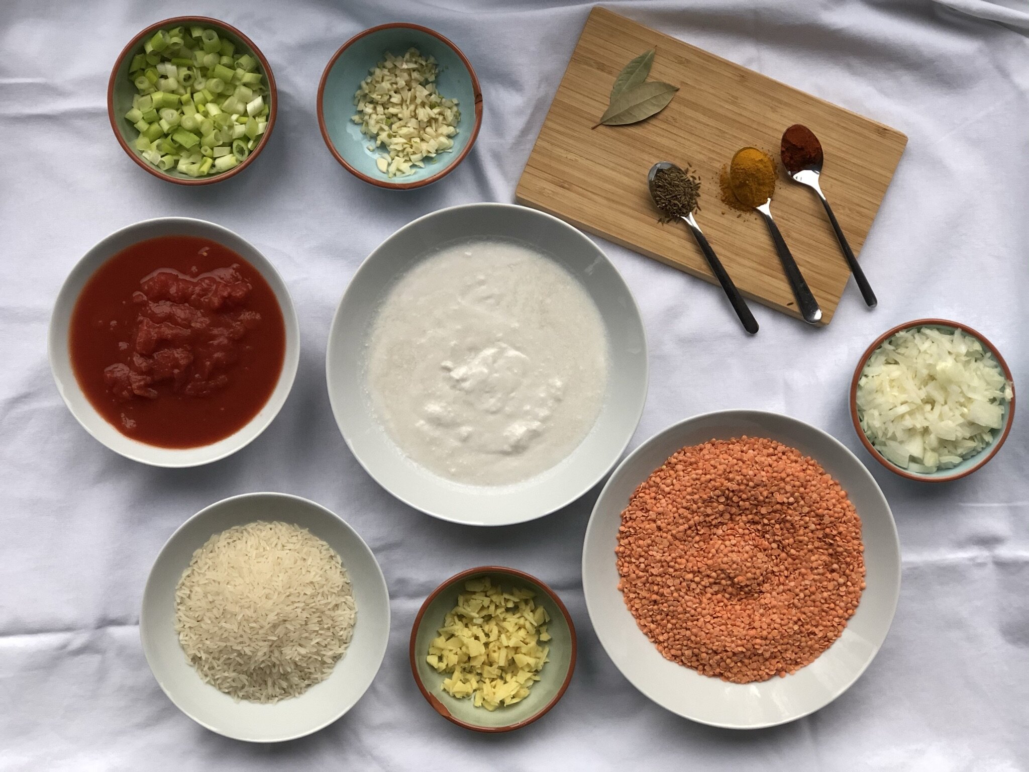 Red Lentil and Coconut Indian  Dhal Recipe For YOGAGANG