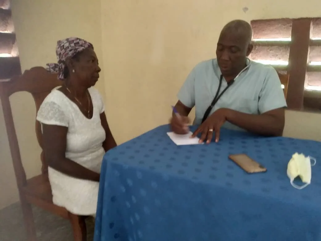 Dr. Sony returned to care for the people of Bassin Caiman