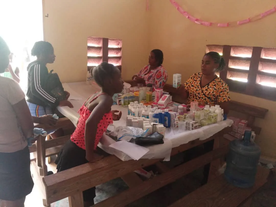 The pharmacy distributes much needed medication
