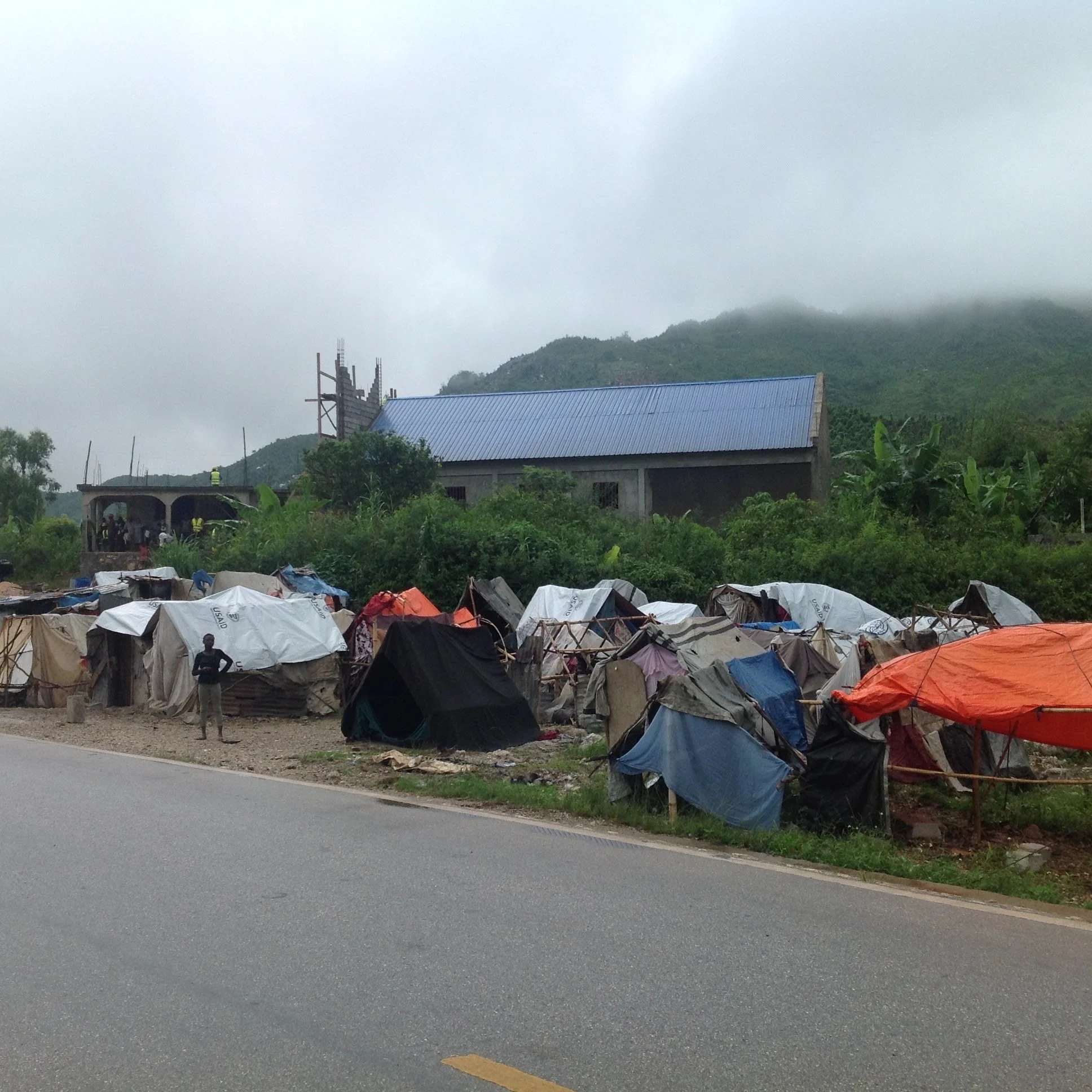 Post-earthquake housing in Plain Matin