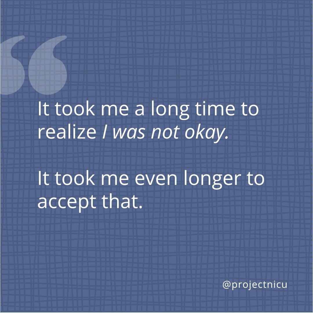 &quot;I sat in that NICU fighting for my baby. I sat there for days attending daily rounds, asking questions, staying strong, and being there for my baby.

Every single day for weeks it was the same routine, same hand scrubbing, same chair isolette s