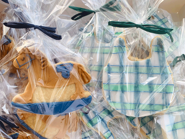 Ralph Lauren Baby Shower Cookies