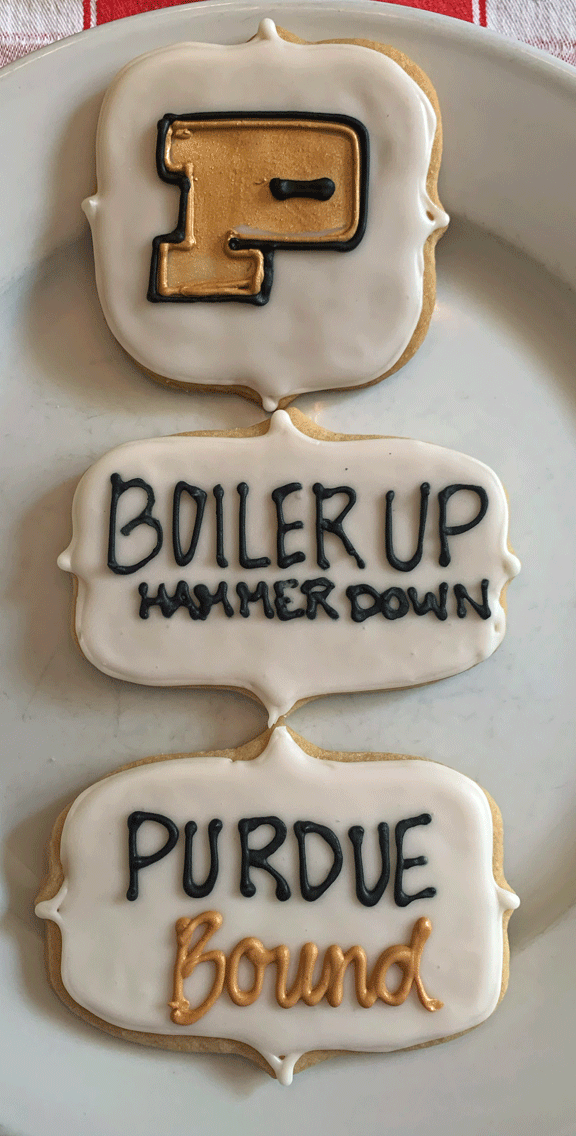 Purdue Graduation Cookies Group