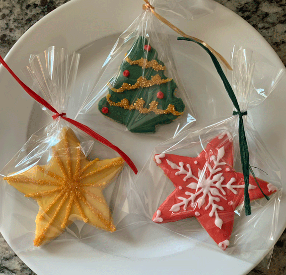 Christmas Stars and Tree Cookies