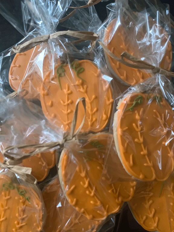 Orange Pumpkins with Sweater Detail